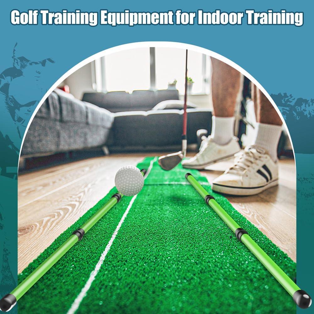 Paquete de 2 Palos de Alineación de Golf SLinBeiBy 121.92 cm