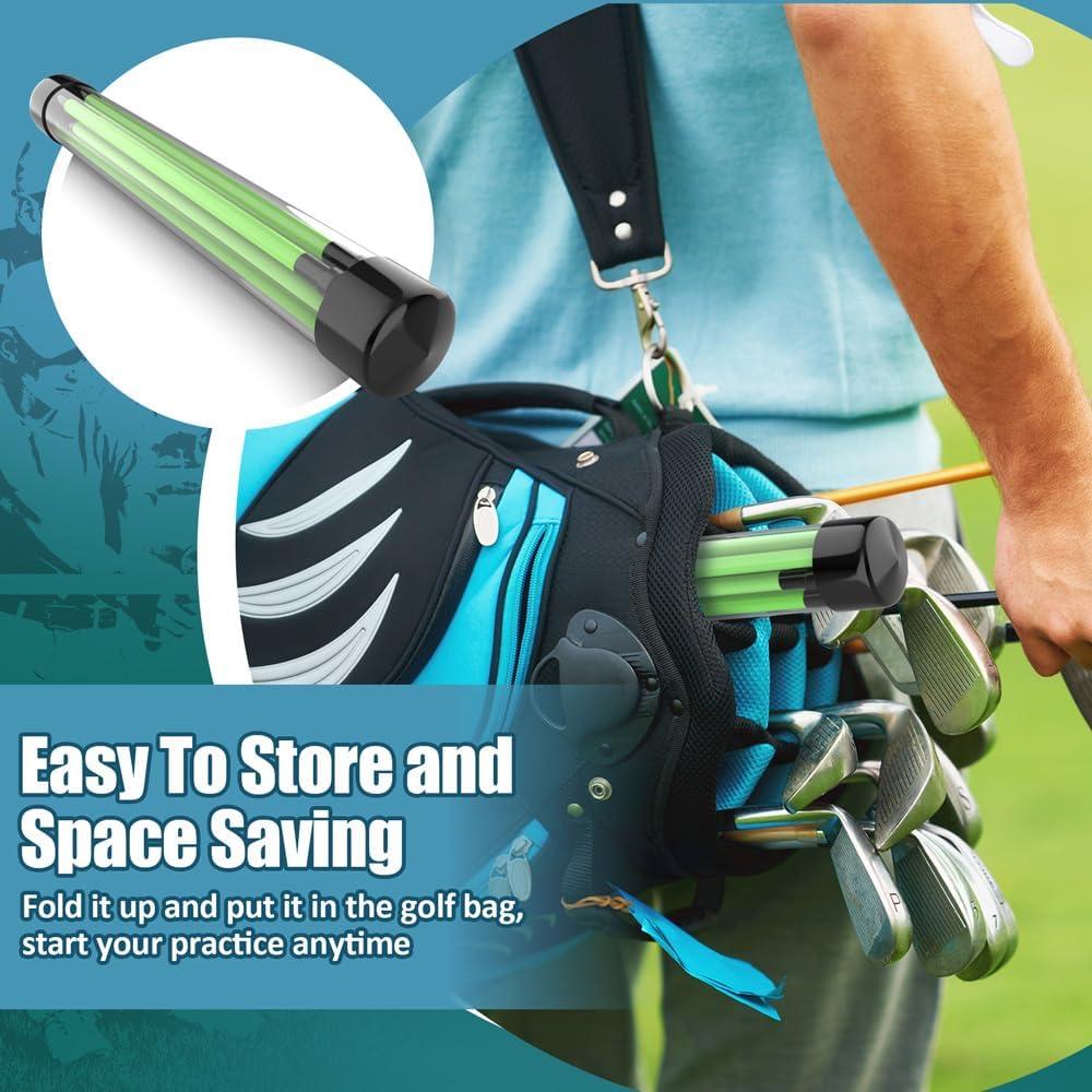 Paquete de 2 Palos de Alineación de Golf SLinBeiBy 121.92 cm