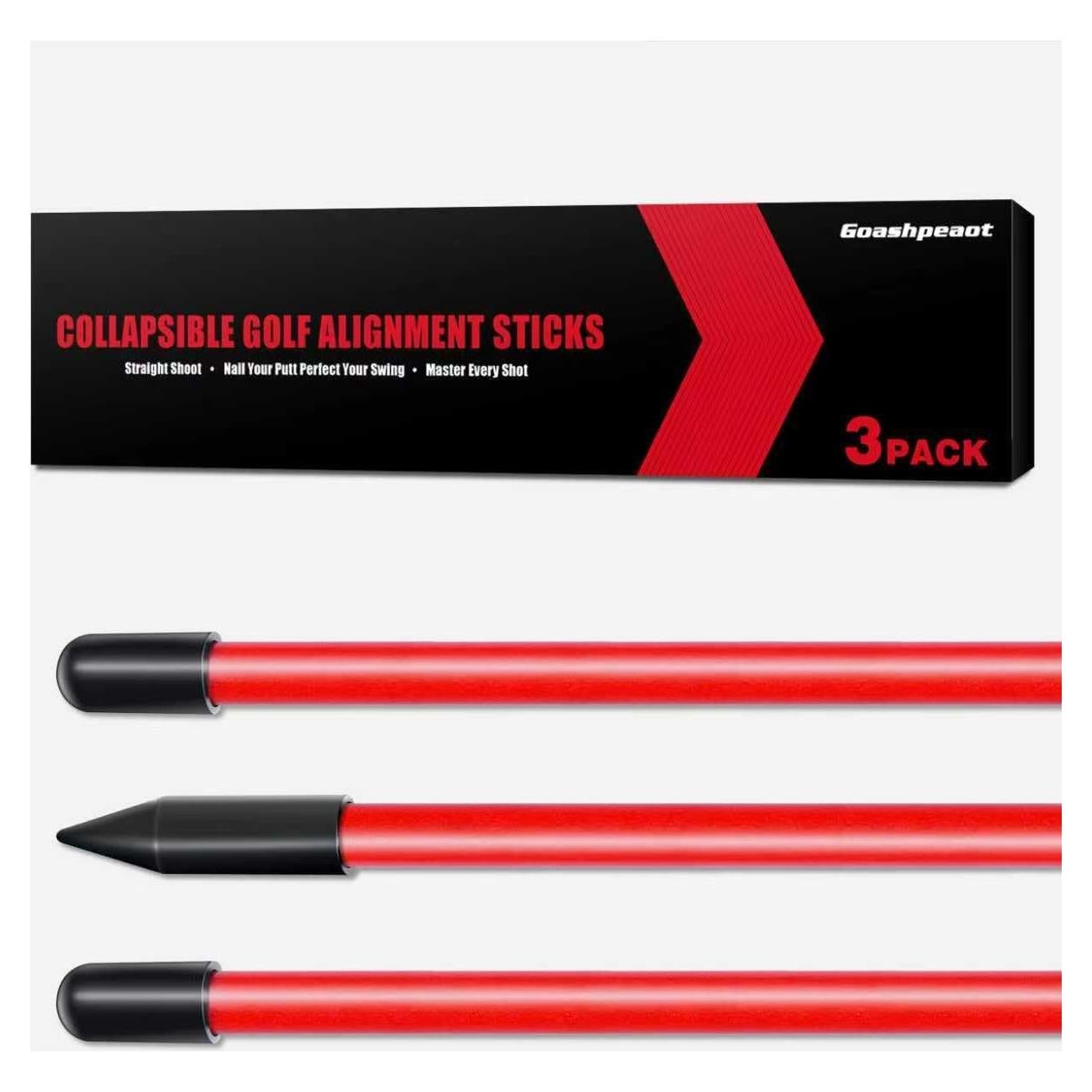 Paquete de 3 Palos de Alineación de Golf Goashpeaot 1.02m