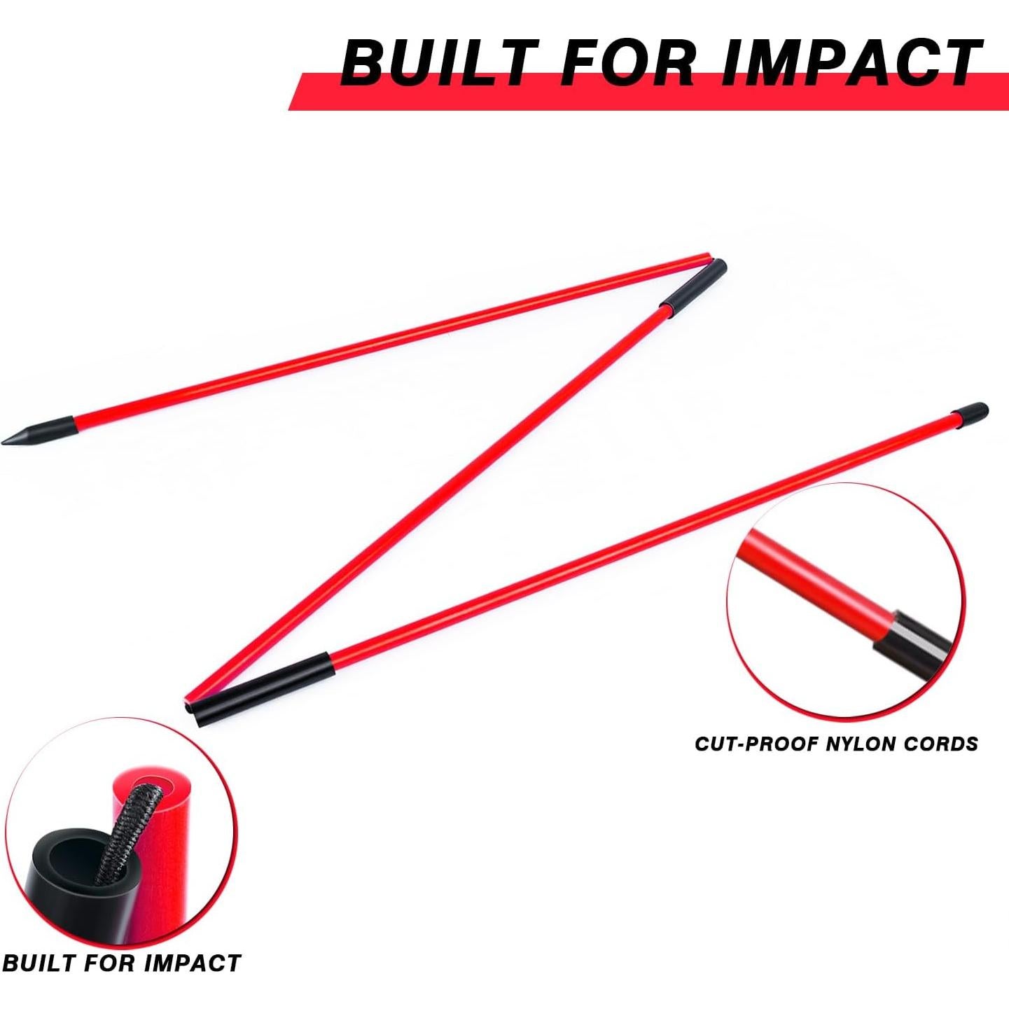 Paquete de 3 Palos de Alineación de Golf Goashpeaot 1.02m