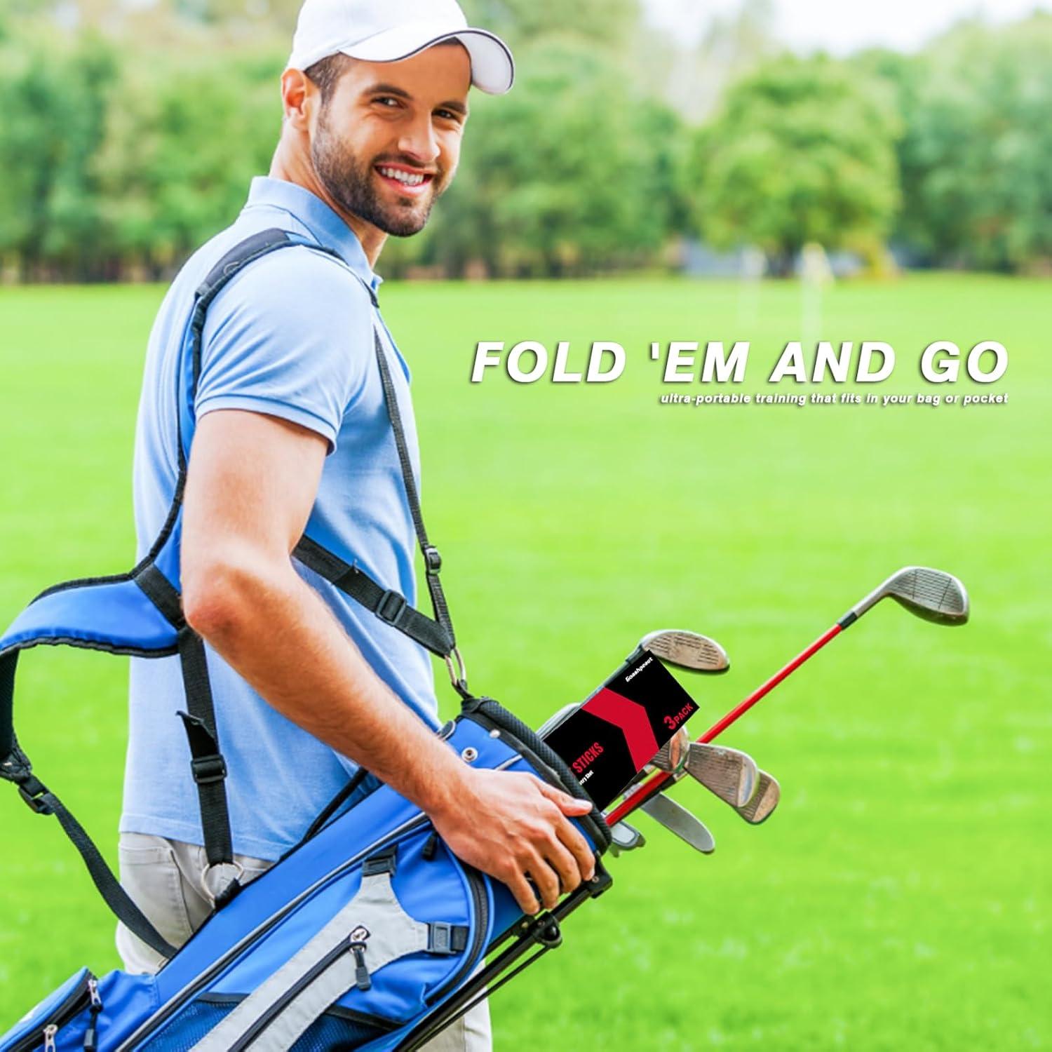 Paquete de 3 Palos de Alineación de Golf Goashpeaot 1.02m