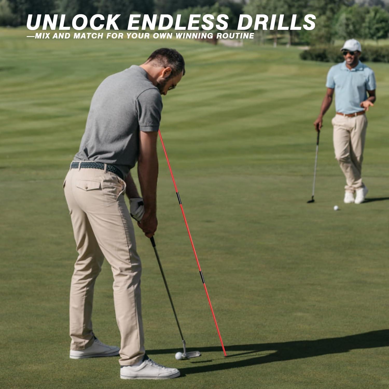 Paquete de 3 Palos de Alineación de Golf Goashpeaot 1.02m