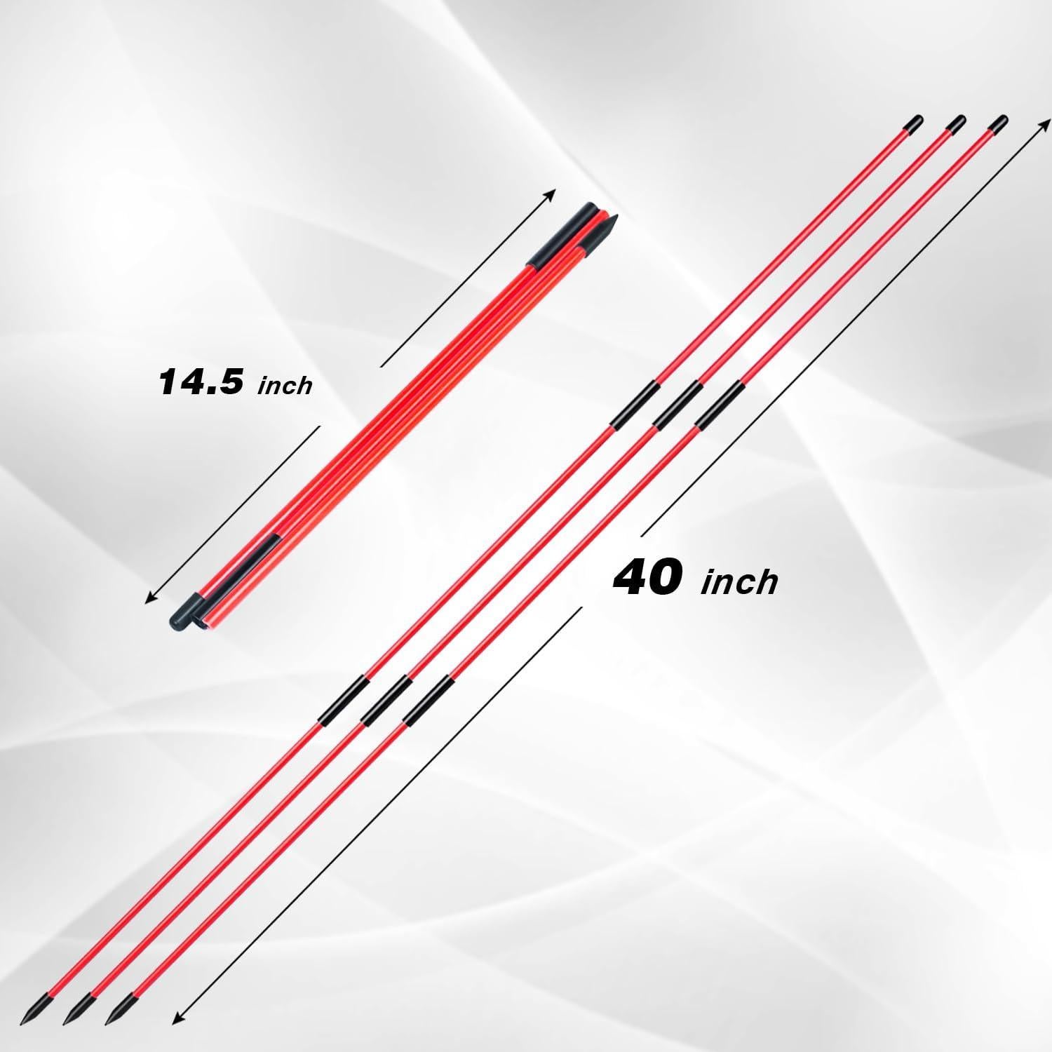 Paquete de 3 Palos de Alineación de Golf Goashpeaot 1.02m