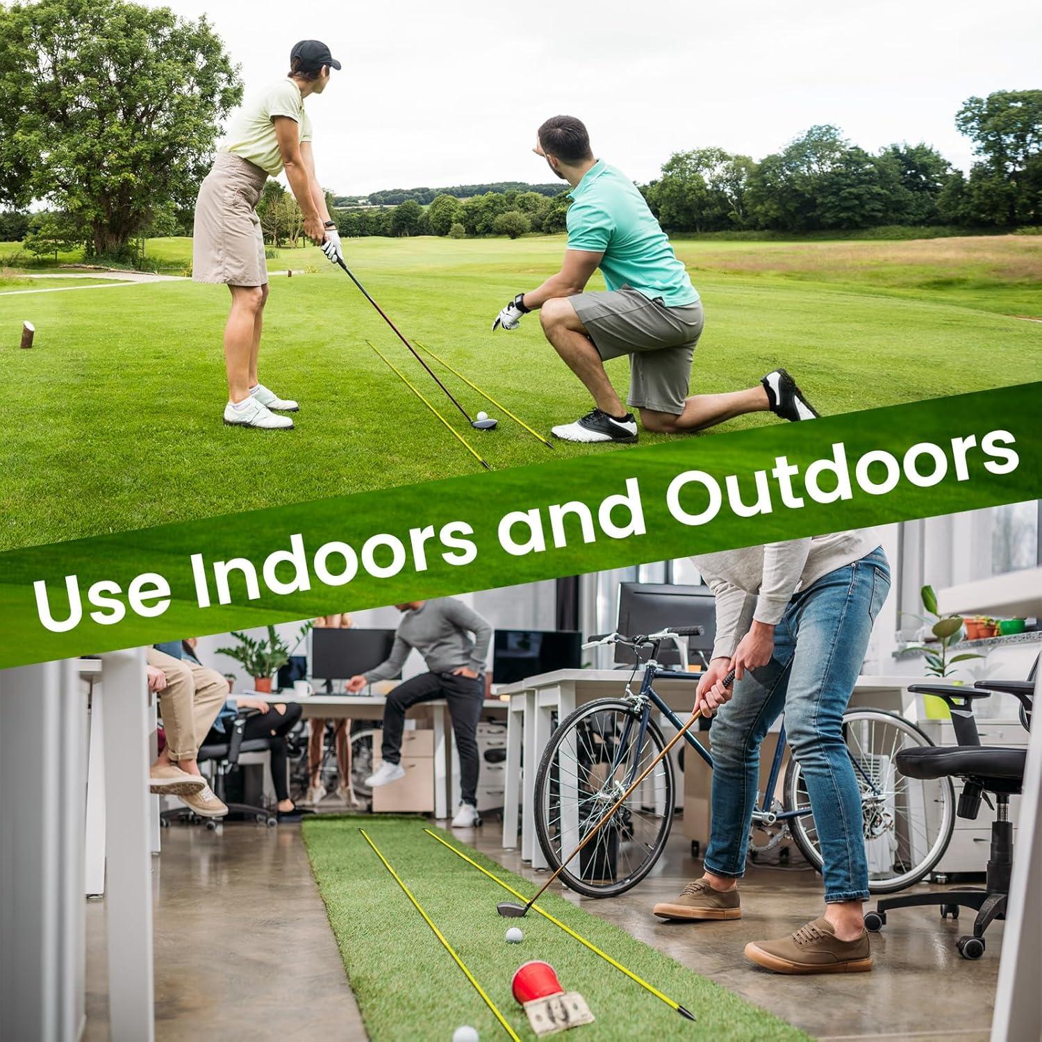 Palos de Alineación de Golf FINGER TEN 121.92 cm 3 Piezas