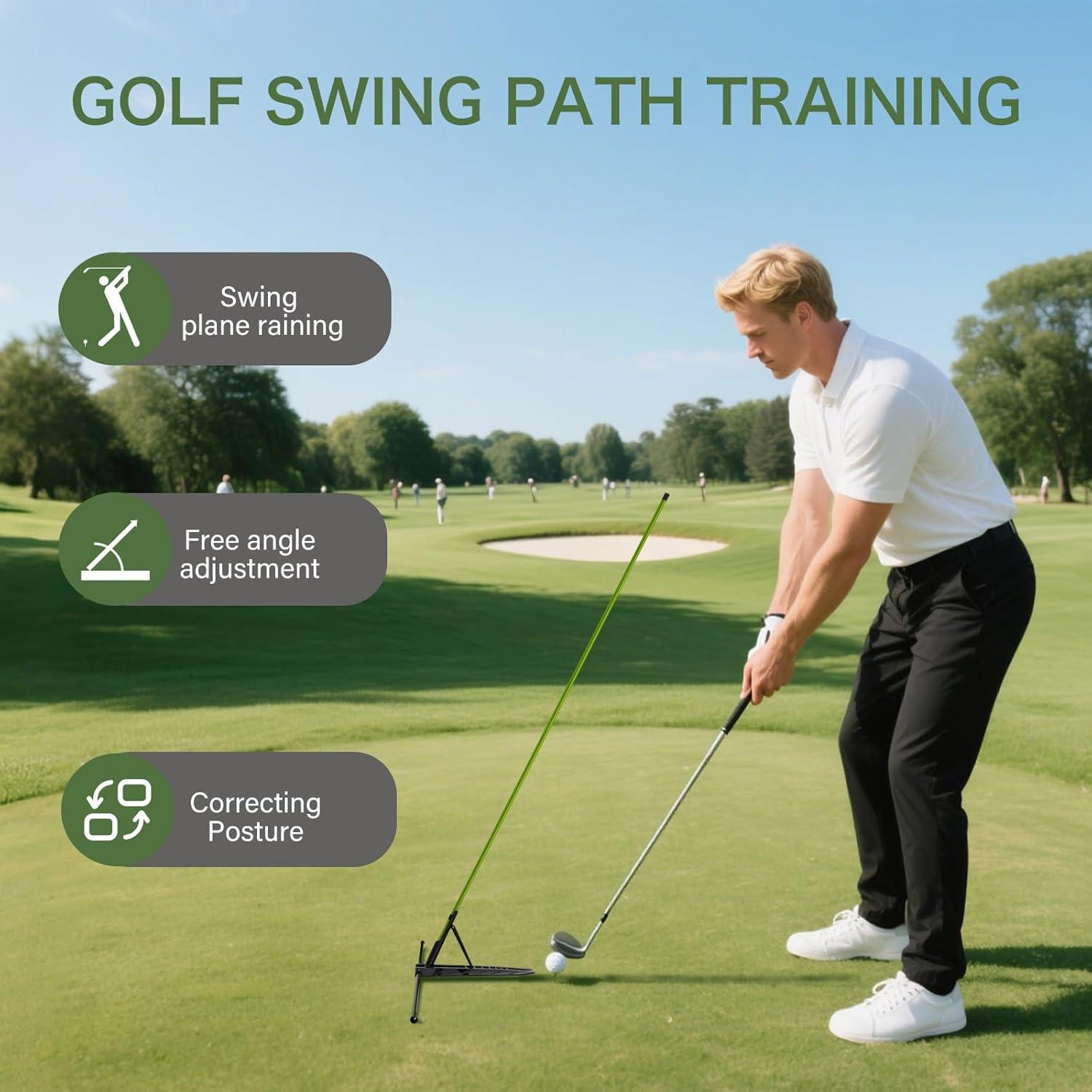 Soporte de Alineación de Golf tzvvi GZY-C01 Metal Verde