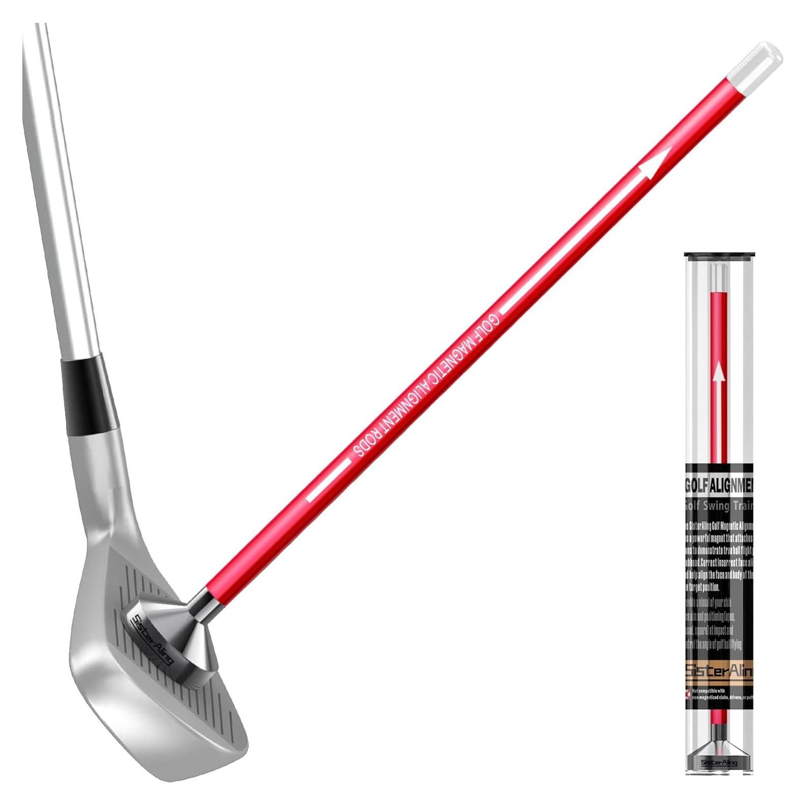 Barras de Alineación Magnéticas de Golf SisterAling - Entrenador de Swing