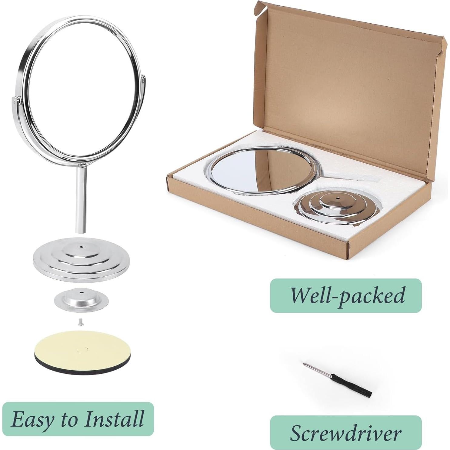Espejo de Maquillaje Schliersee 17.78 cm Doble Lado 1X/3X