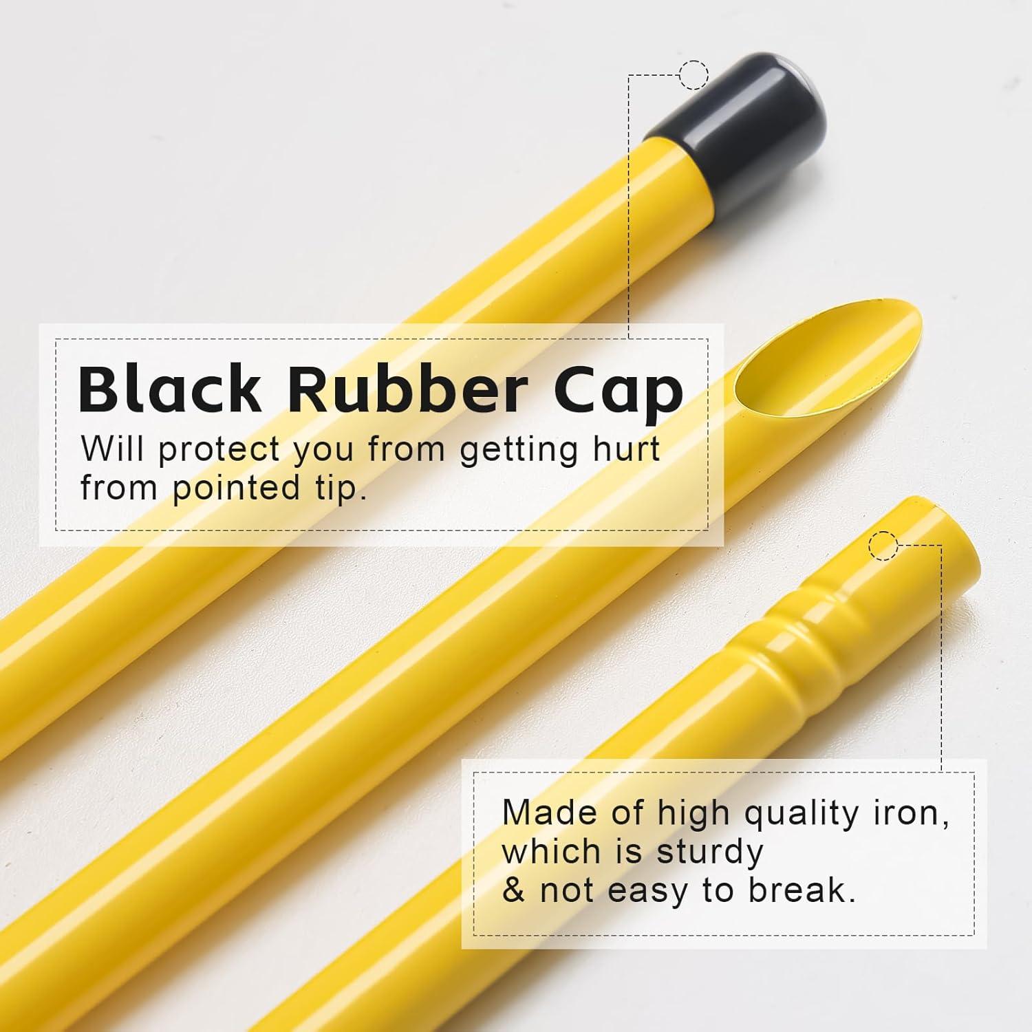 Palos de Alineación de Golf Dittoven 3 Piezas 147 cm Ajustables