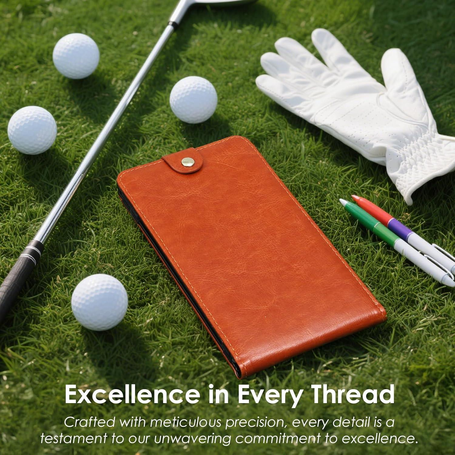 Soporte Magnético de Tarjeta de Puntuación de Golf Femlotank GSH1 Marrón