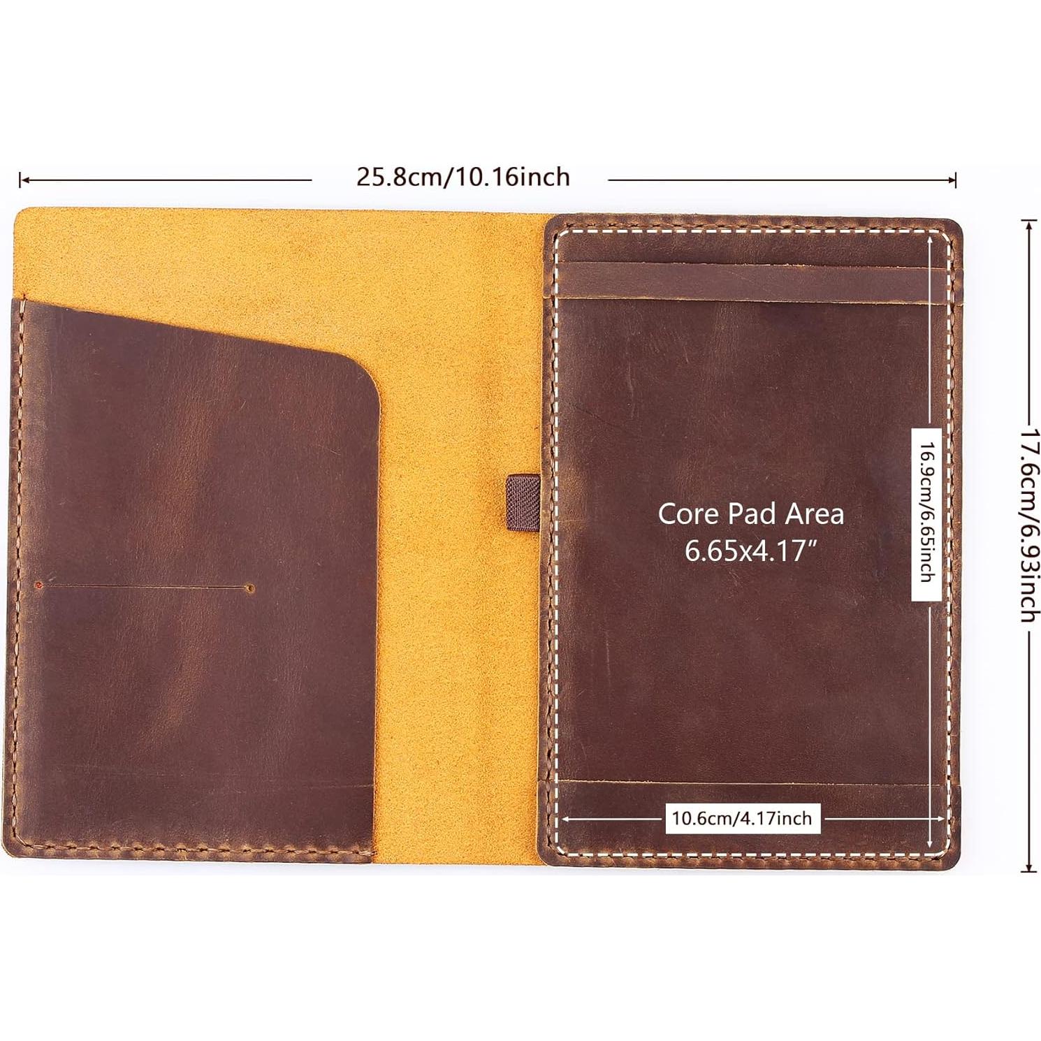 Portatarjetas de Golf de Cuero Fasjosma Vintage 17.6x12.7 cm