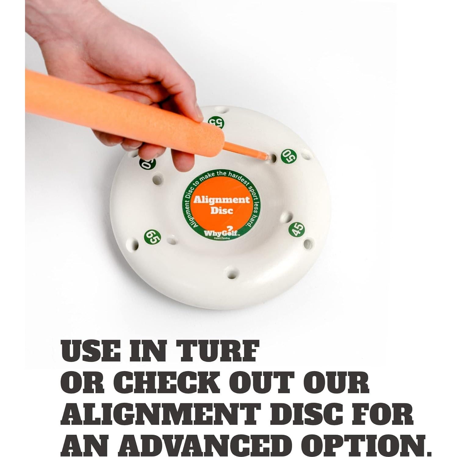 Varillas de Alineación Acolchadas WhyGolf 119 cm para Golf