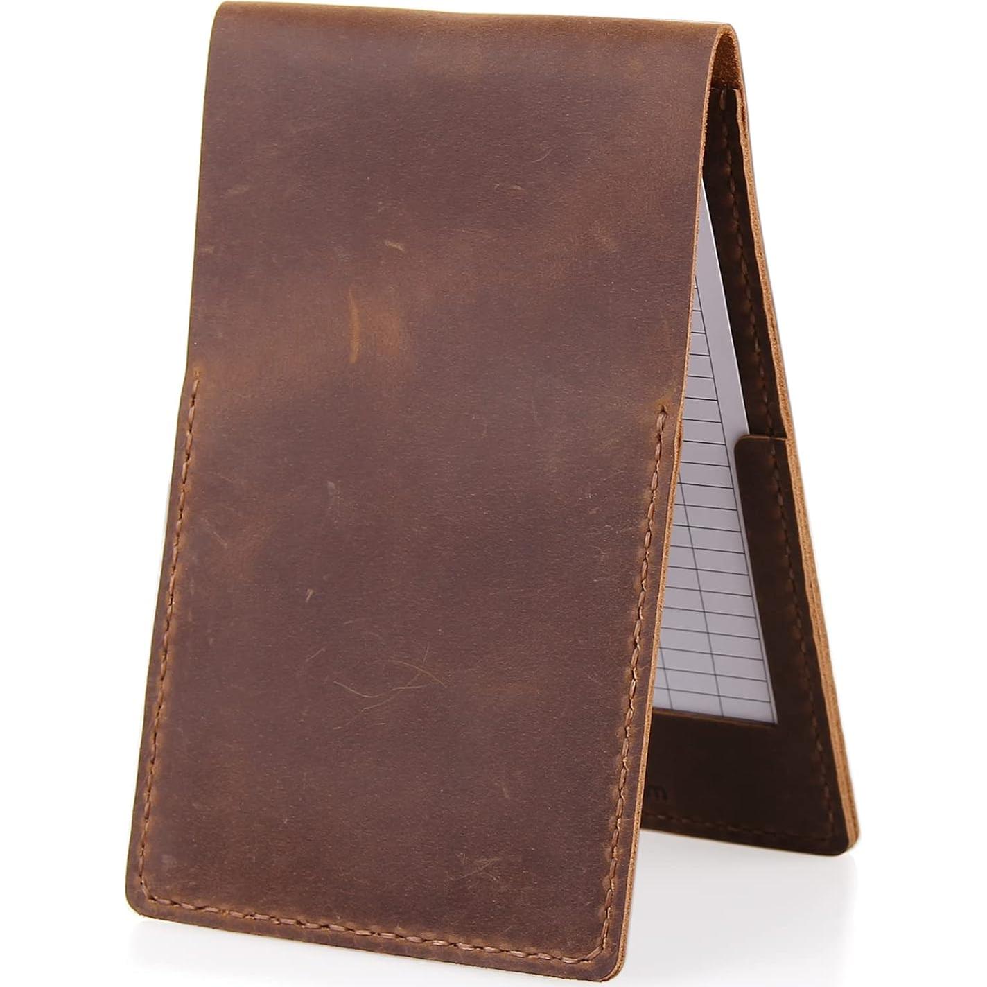 Soporte de Tarjeta de Puntuación de Golf Robrasim de Cuero