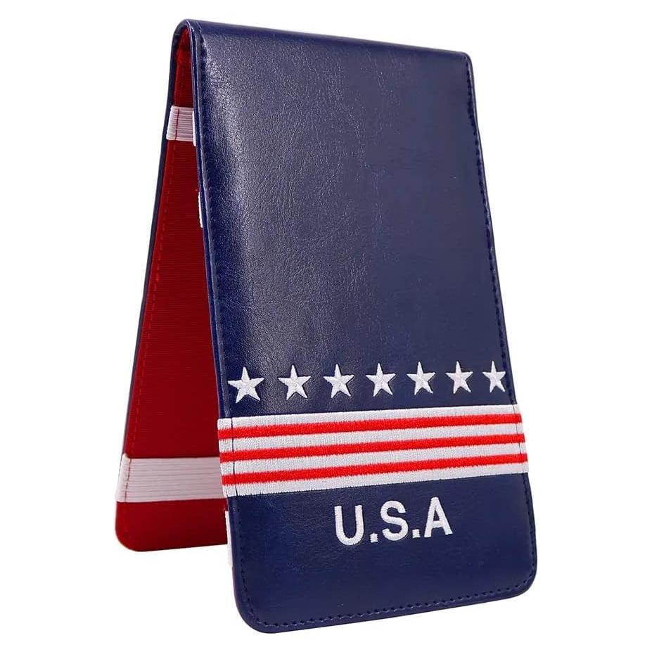 Porta Tarjeta de Golf Genérico - Cubierta de Cuero Sintético EE. UU.