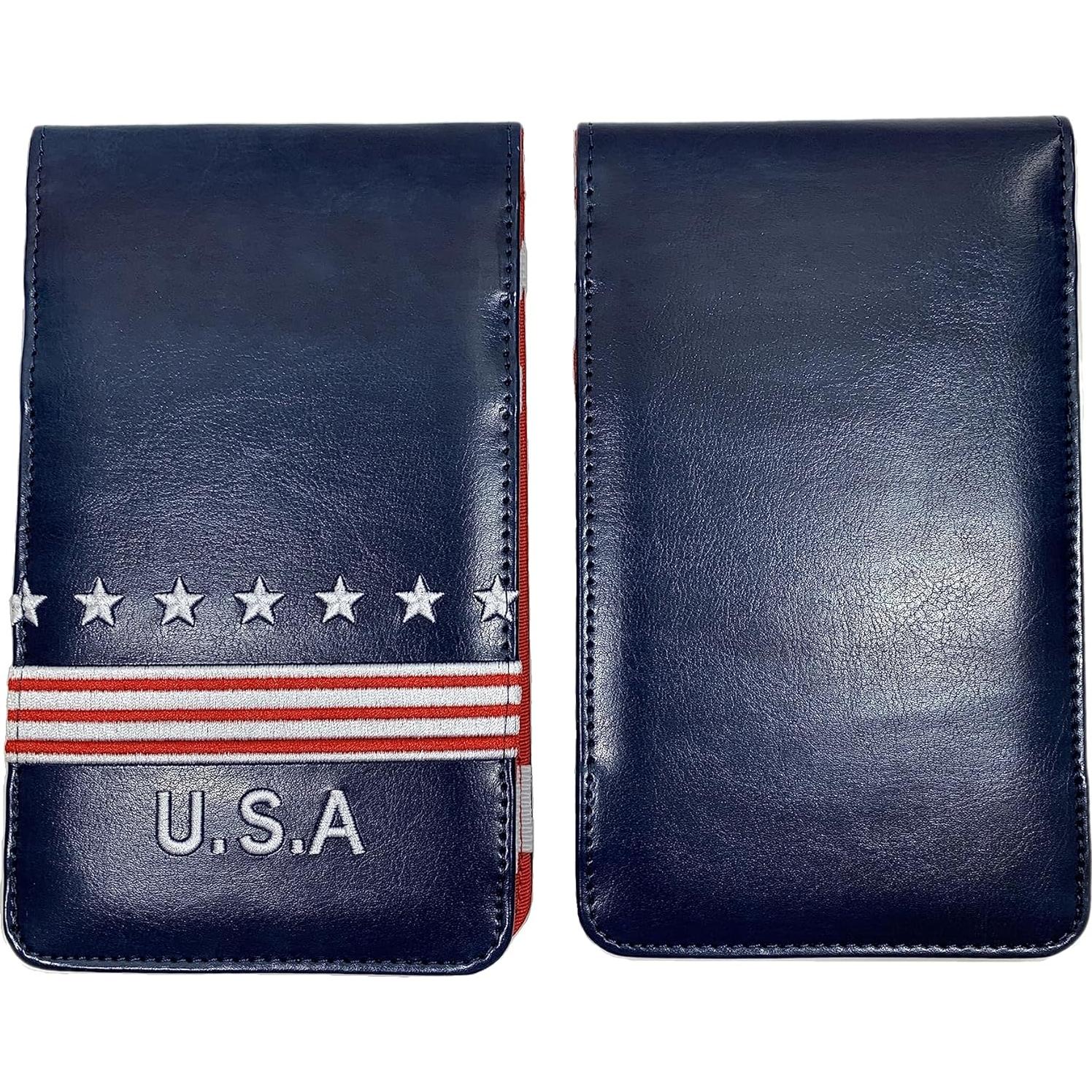 Porta Tarjeta de Golf Genérico - Cubierta de Cuero Sintético EE. UU.