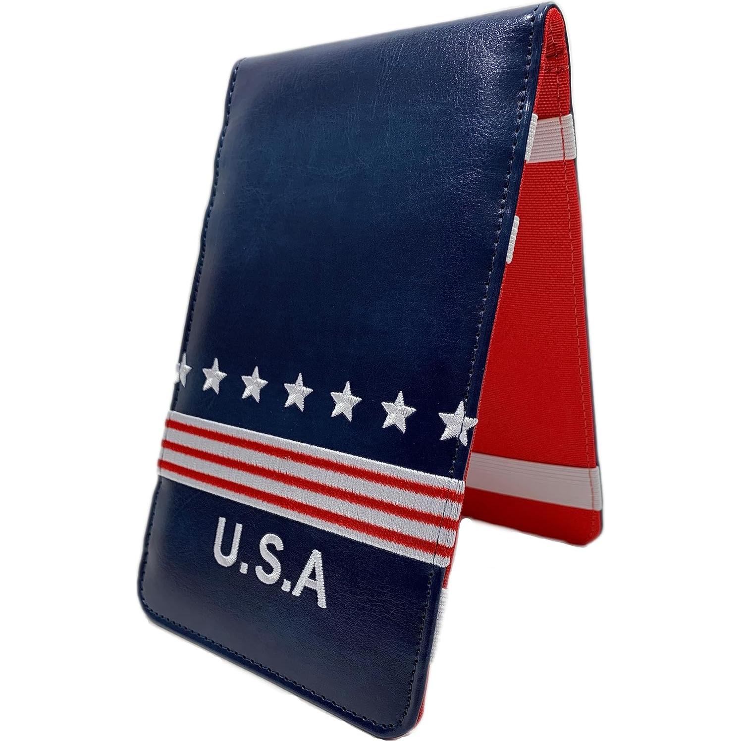 Porta Tarjeta de Golf Genérico - Cubierta de Cuero Sintético EE. UU.