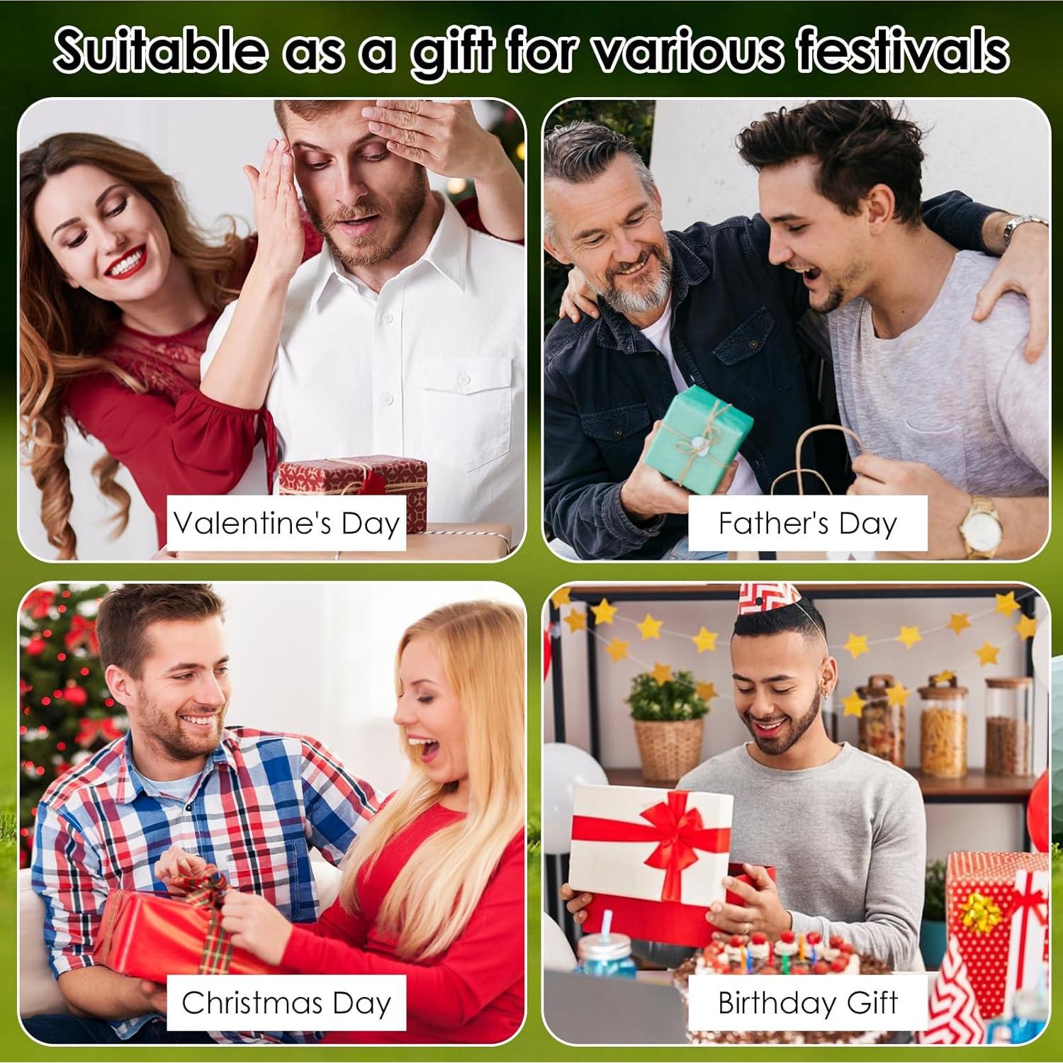 Portatarjetas de Golf Andibro de Cuero PU Negro 17.6x11cm