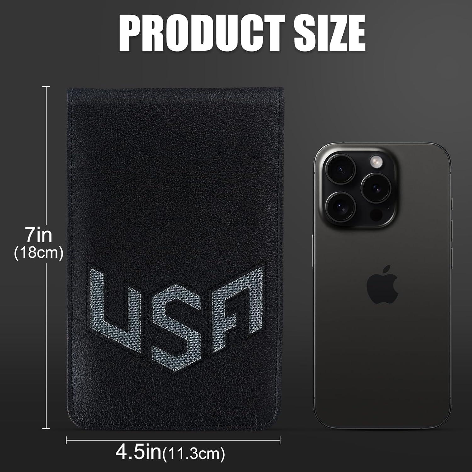 Portatarjetas de Golf LZFAN con Funda para Libro de Distancias