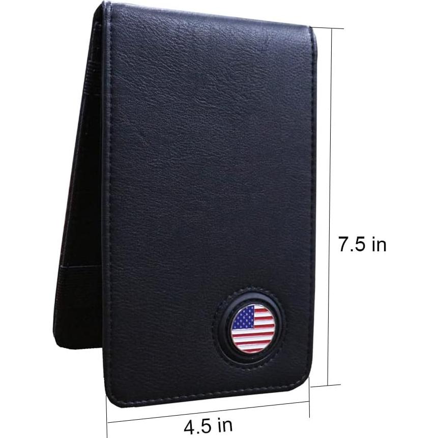 Cubierta de Portatarjetas de Golf PINMEI con Marcador y Lápiz 11x19cm