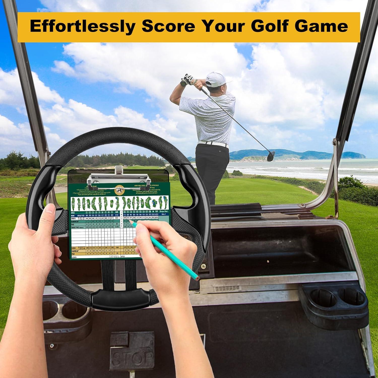 Soporte de Tarjeta de Puntuación para Carro de Golf LEAPGOMAX