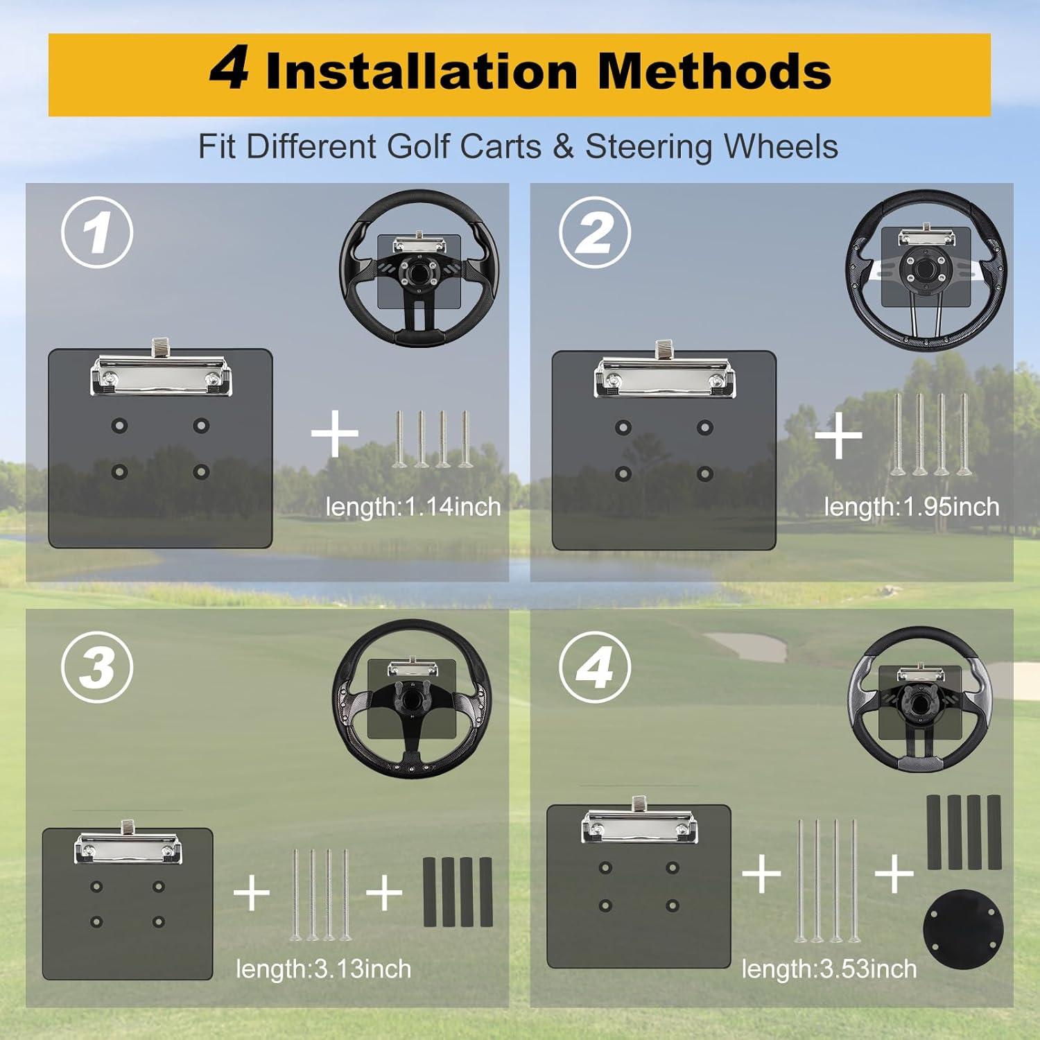 Soporte de Tarjeta de Puntuación para Carro de Golf LEAPGOMAX