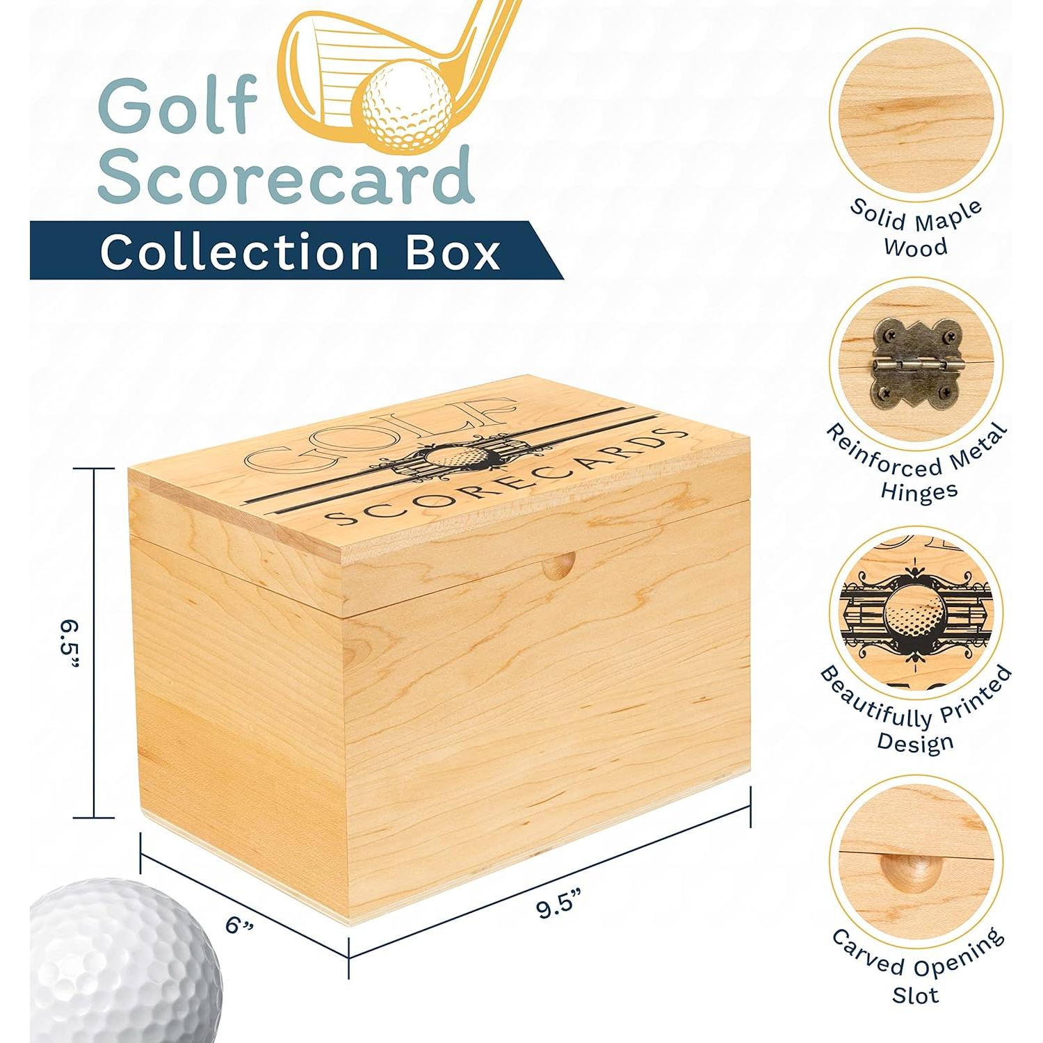 Caja de Almacenamiento de Tarjetas de Golf Cypress Sunrise