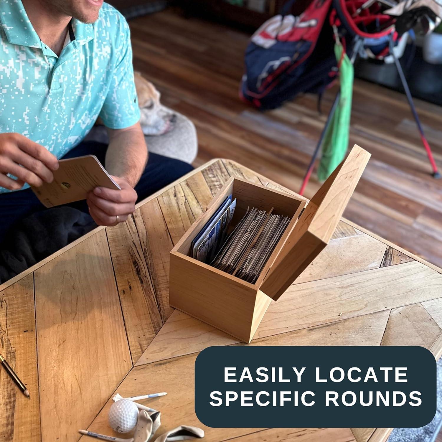 Caja de Almacenamiento de Tarjetas de Golf Cypress Sunrise