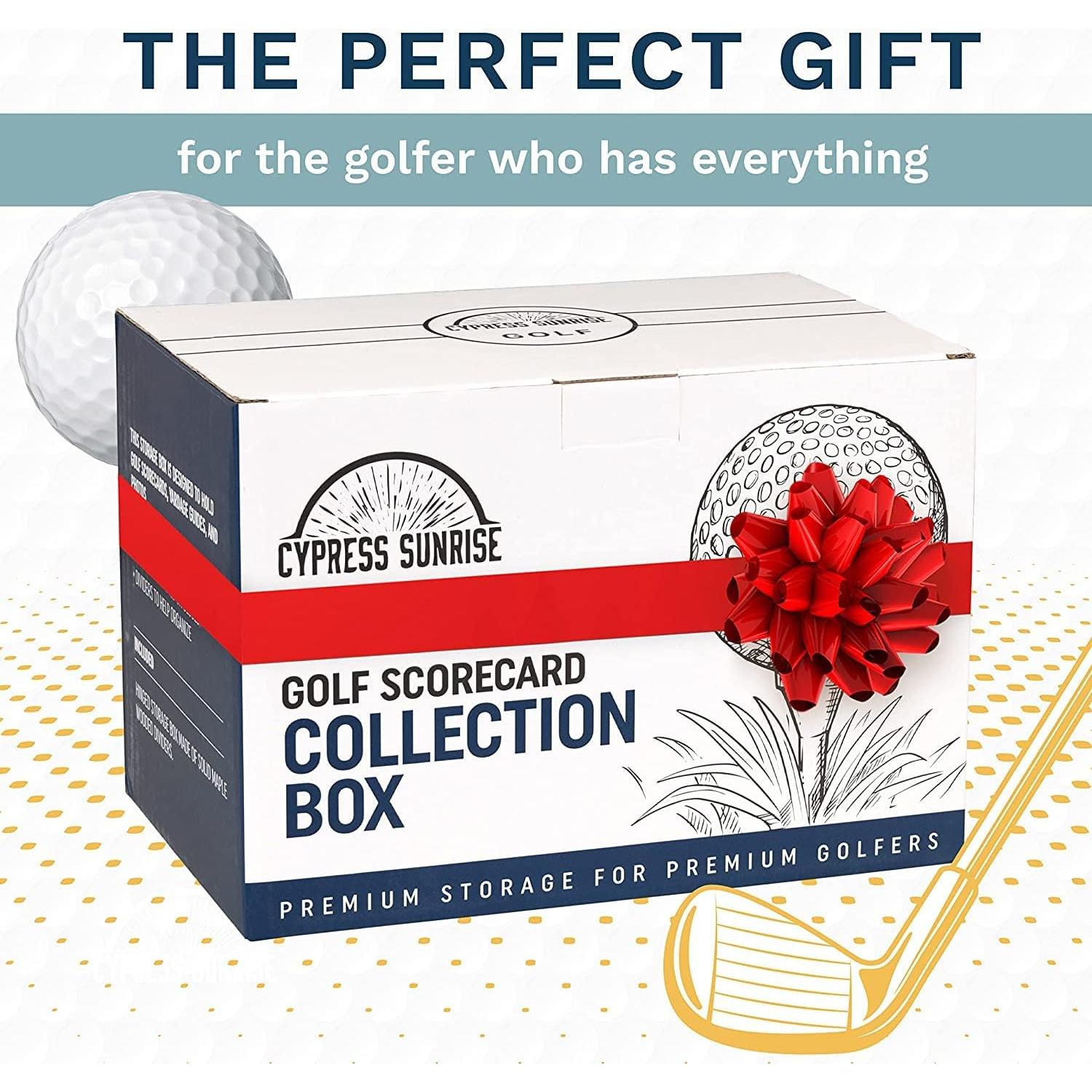Caja de Almacenamiento de Tarjetas de Golf Cypress Sunrise