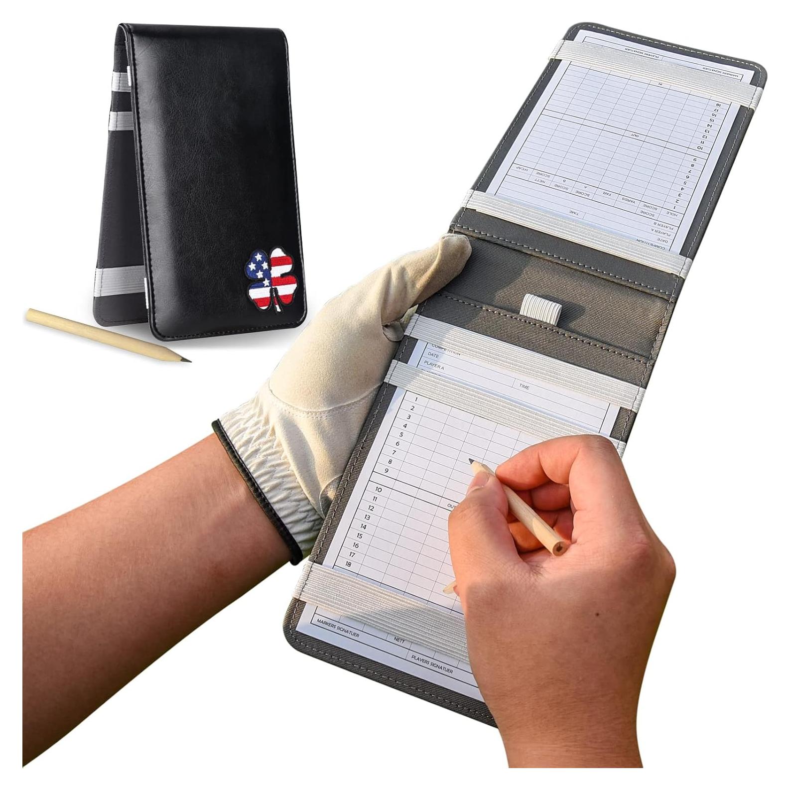 Porta Tarjeta de Golf Craftsman Golf US Clover Cuero Sintético