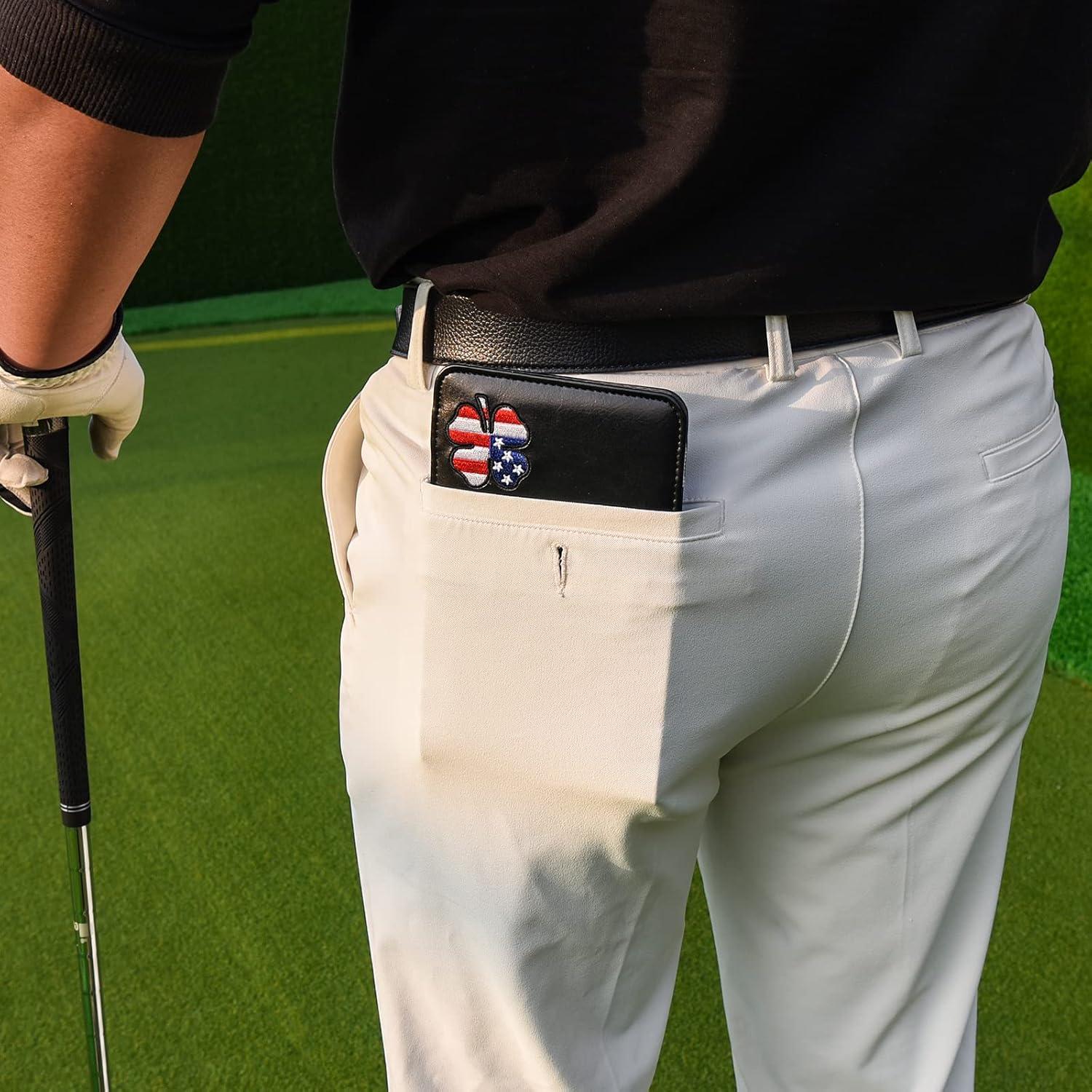 Porta Tarjeta de Golf Craftsman Golf US Clover Cuero Sintético