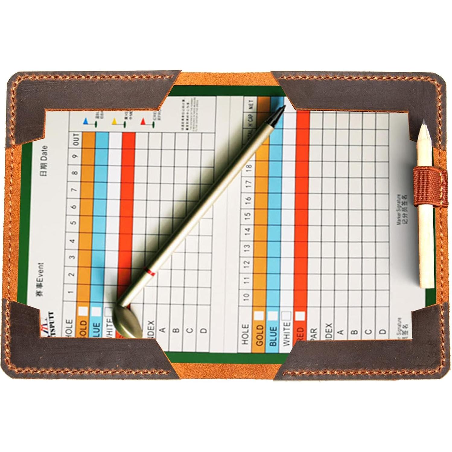 Porta Scorecard de Cuero Personalizado Turbosnail - Regalo Golfista