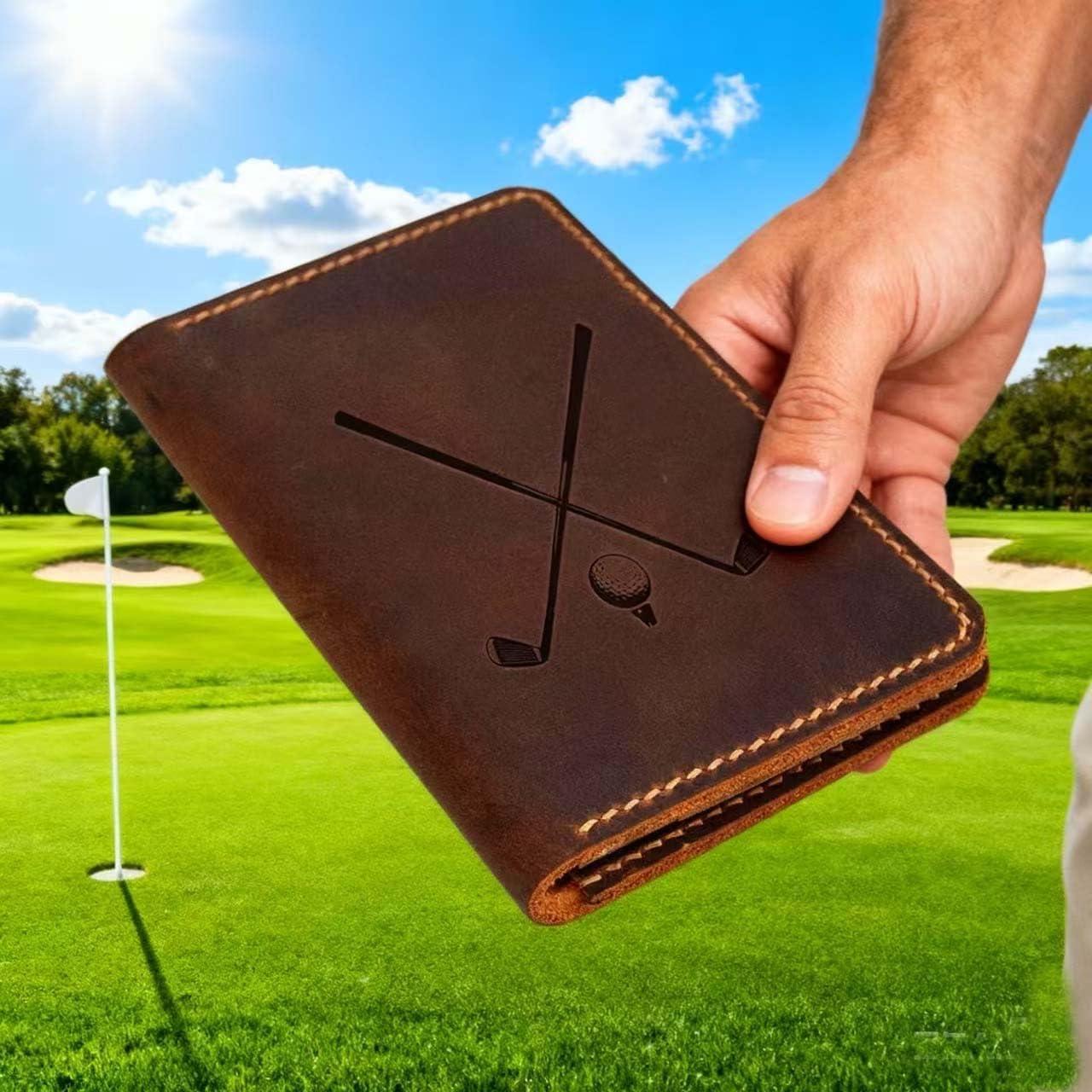 Porta Scorecard de Cuero Personalizado Turbosnail - Regalo Golfista