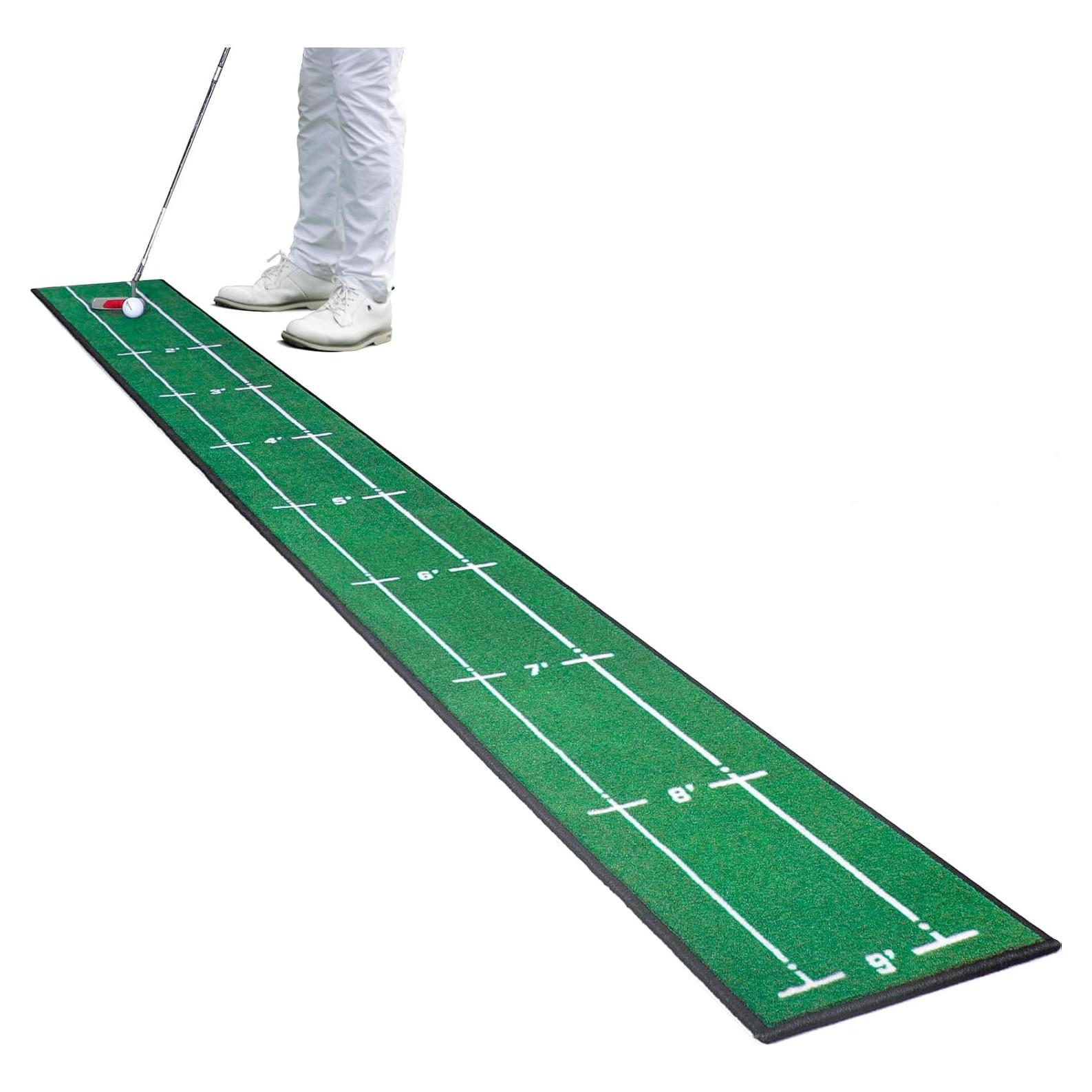 Alfombra de Putting de Golf Ponsonbay 0.3x2.8m Antideslizante
