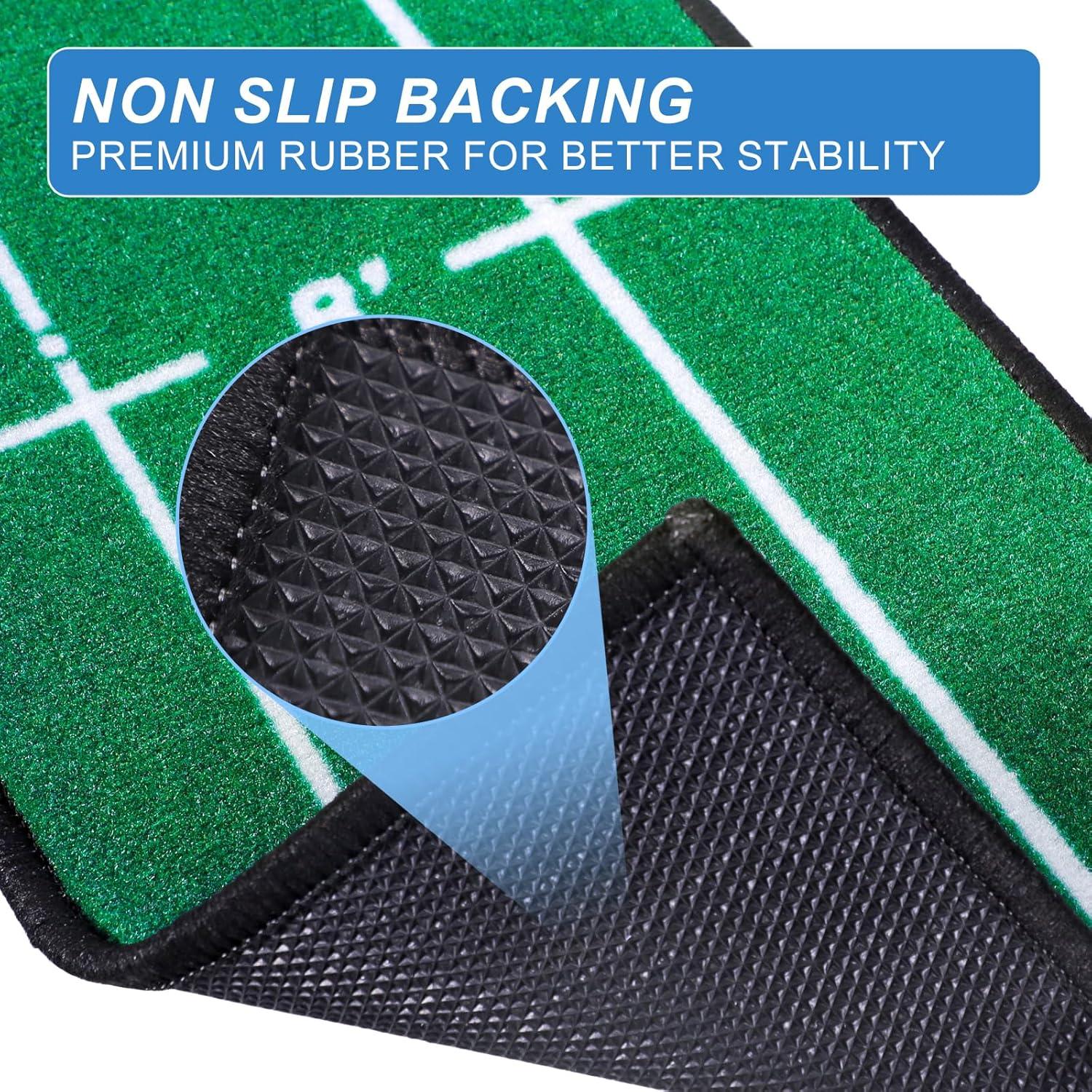Alfombra de Putting de Golf Ponsonbay 0.3x2.8m Antideslizante