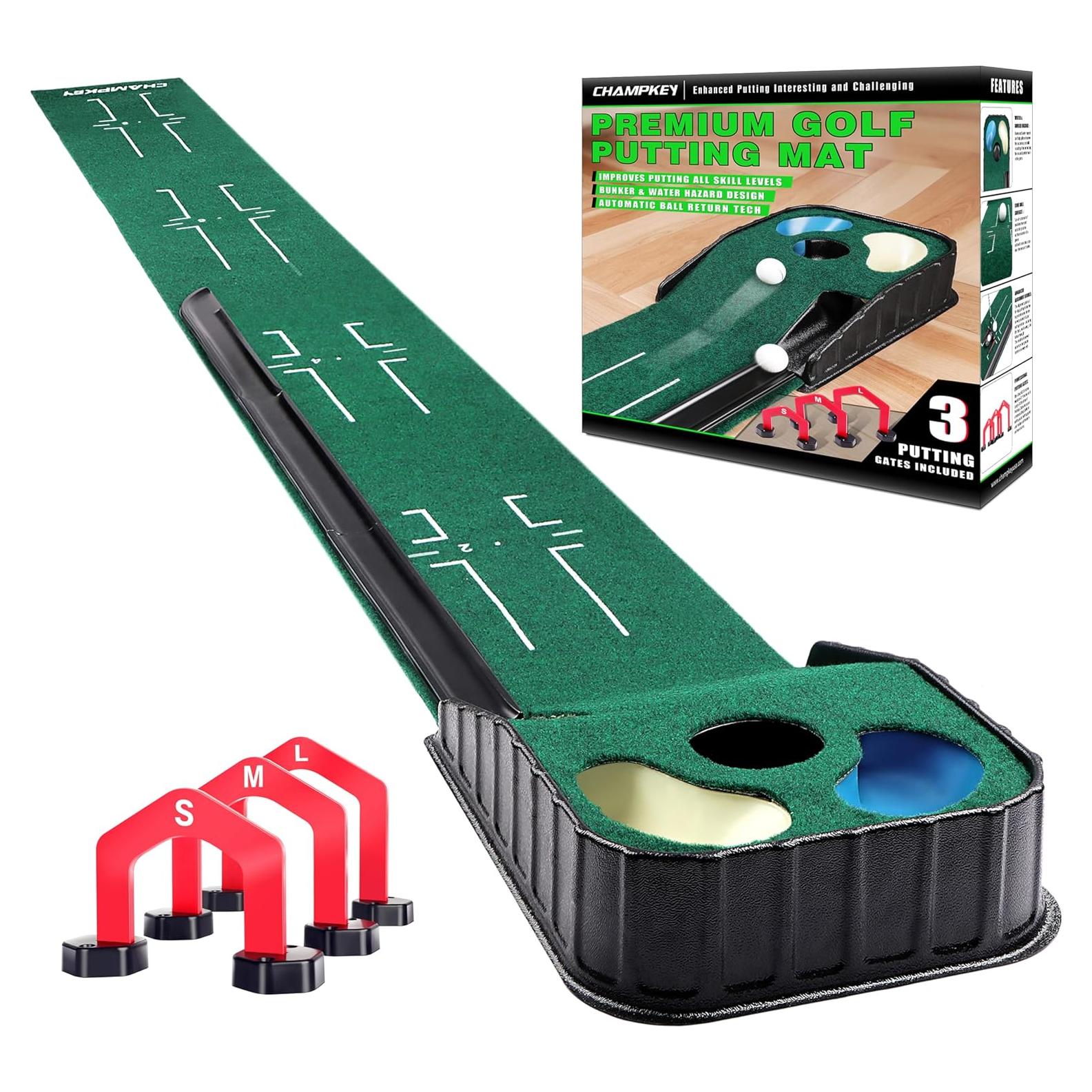 Mat de Putting CHAMPKEY Peligro 31.7 cm - Mejora tu Precisión