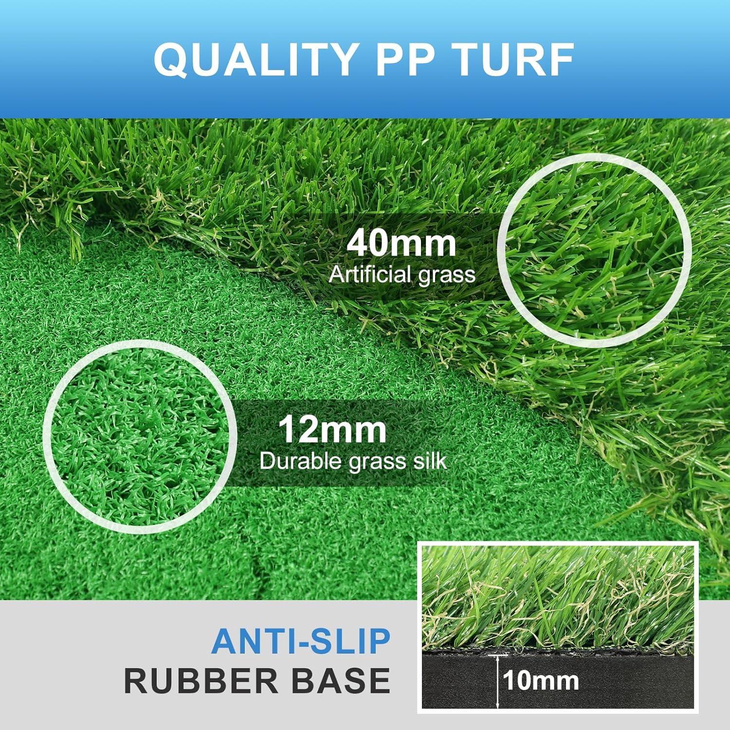 Campo de Golf Putt Interior Ponsonbay 1.01x3.05m con 3 Hoyos