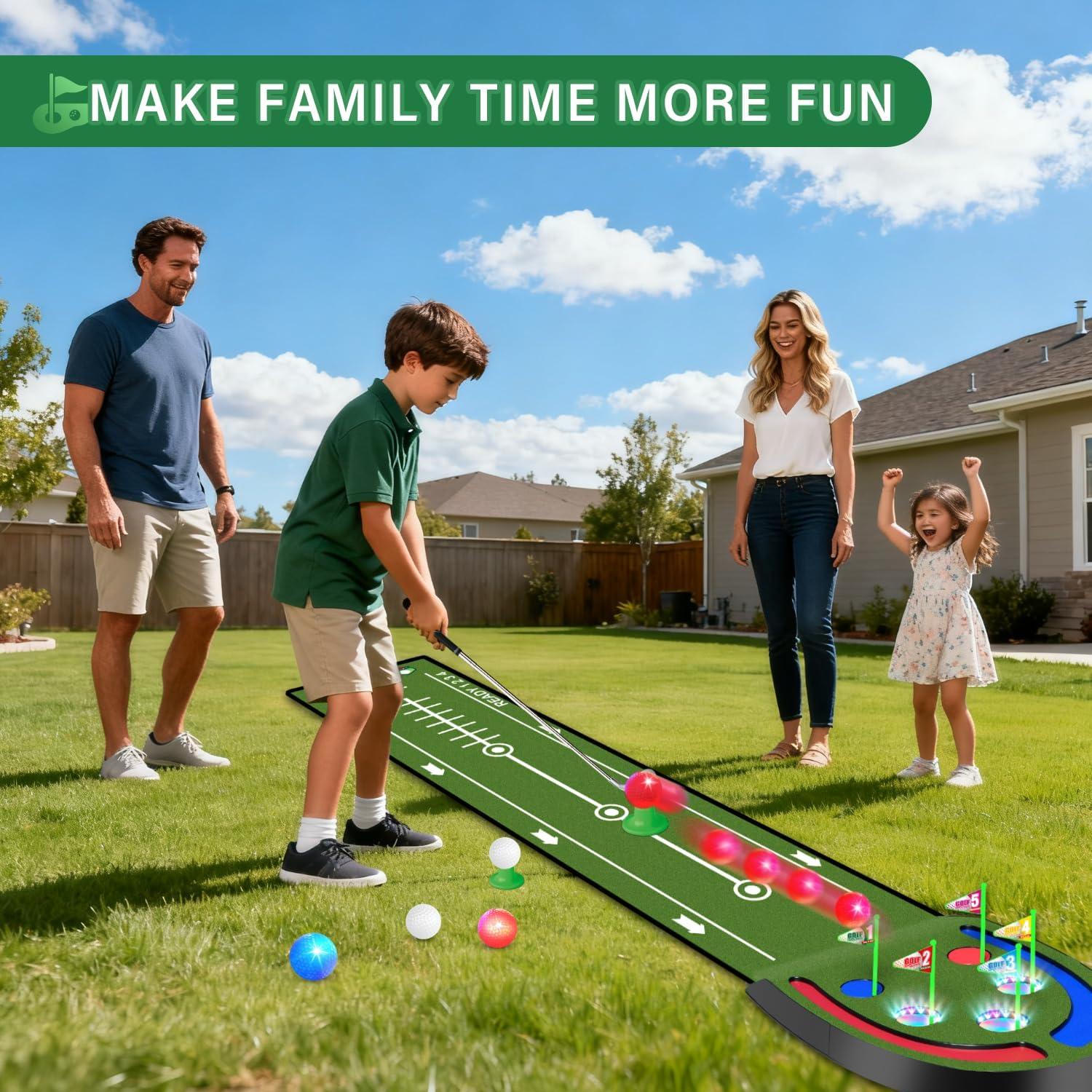 VATOS Alfombra de Golf para Putt Interior y Exterior - 42x33cm