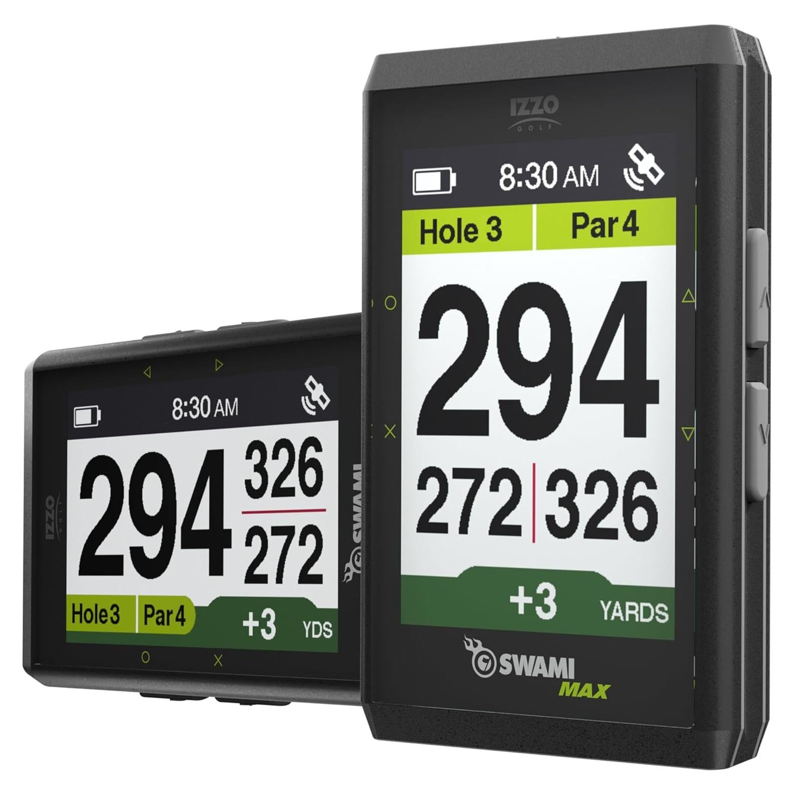 GPS de Golf Izzo Swami Max - Pantalla 8.89 cm, 38,000 mapas