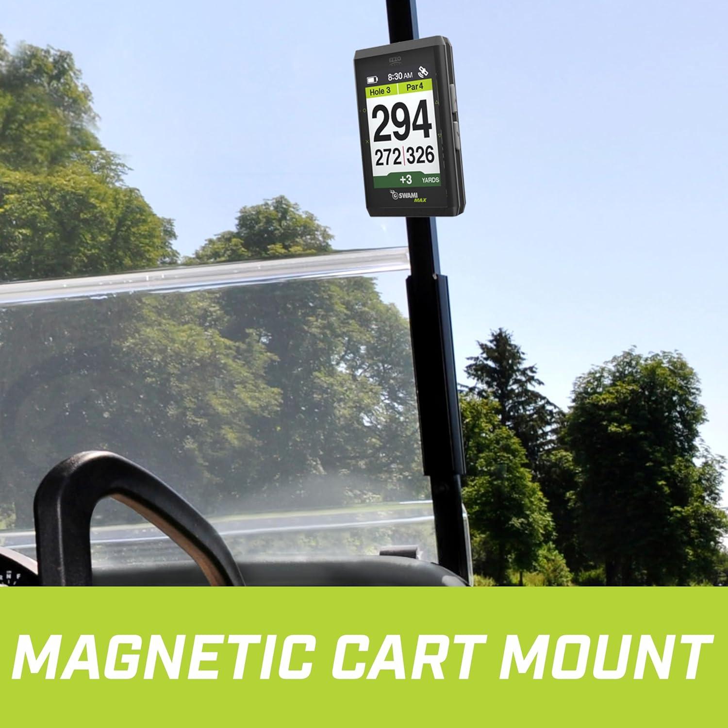 GPS de Golf Izzo Swami Max - Pantalla 8.89 cm, 38,000 mapas