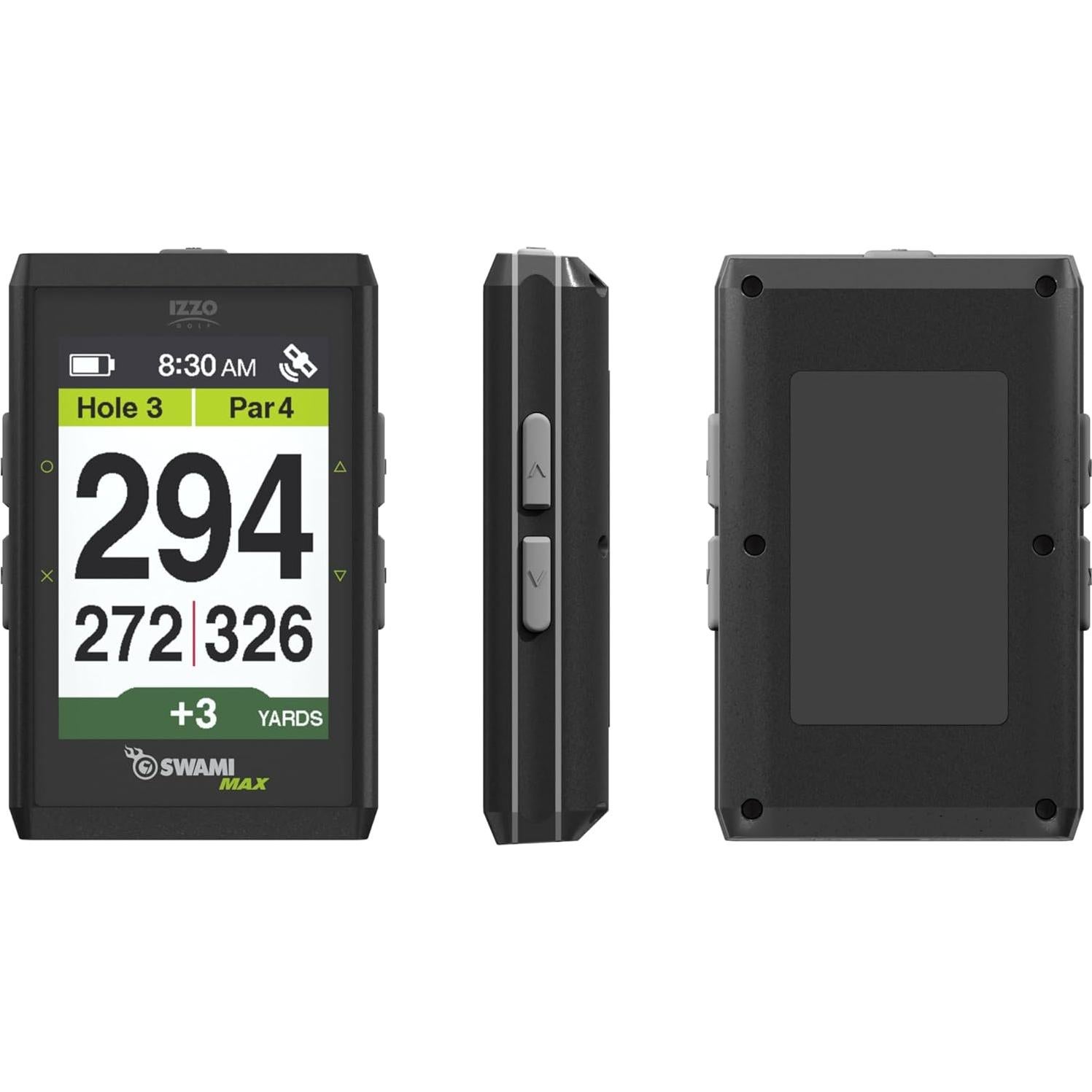 GPS de Golf Izzo Swami Max - Pantalla 8.89 cm, 38,000 mapas