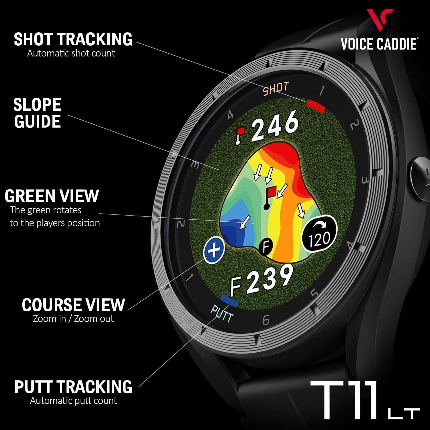 Reloj de Golf Voice Caddie T11 LT GPS Pantalla Táctil 1.2"