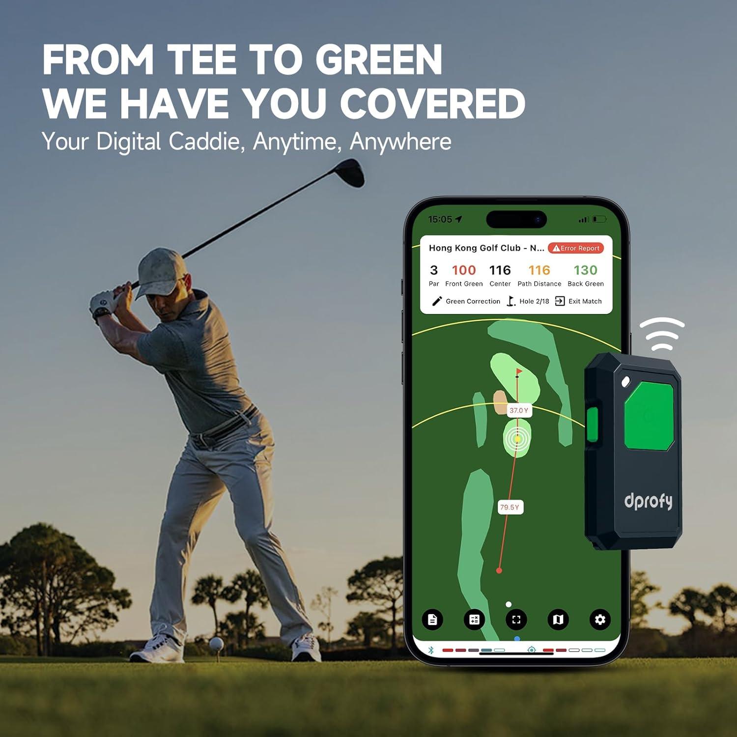 Dispositivos GPS de Golf Dprofy con Salida de Voz - 2 Pcs