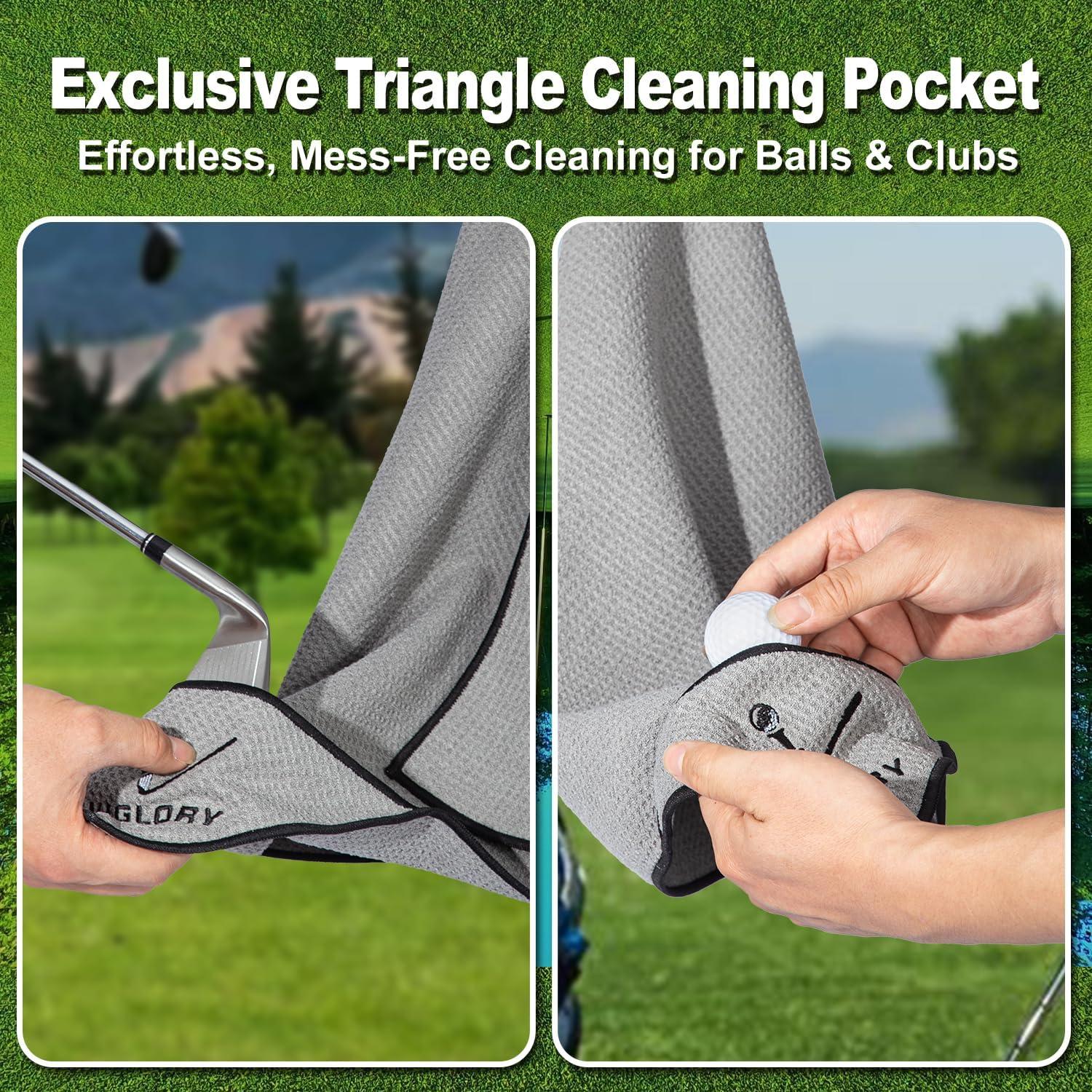 Toalla de Golf Magnética VIGLORY 45.72x45.72cm Microfibra