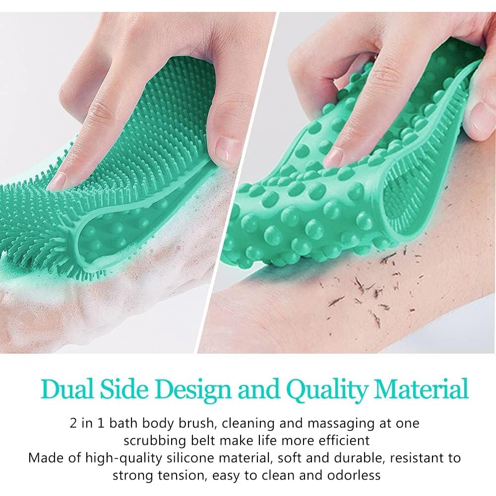 Exfoliante de Espalda Inmorven de Silicona 76 cm Verde