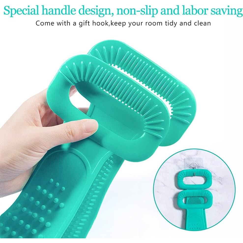 Exfoliante de Espalda Inmorven de Silicona 76 cm Verde