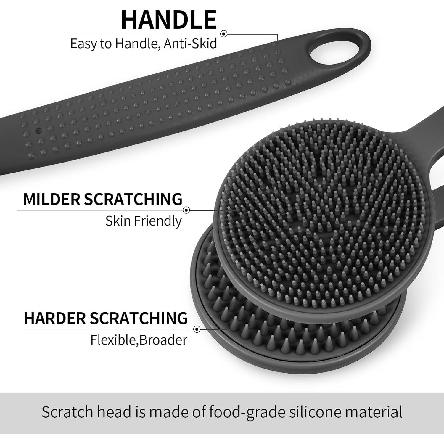 Rascador de Espalda Doble Cara VWMYQ - Silicona y ABS