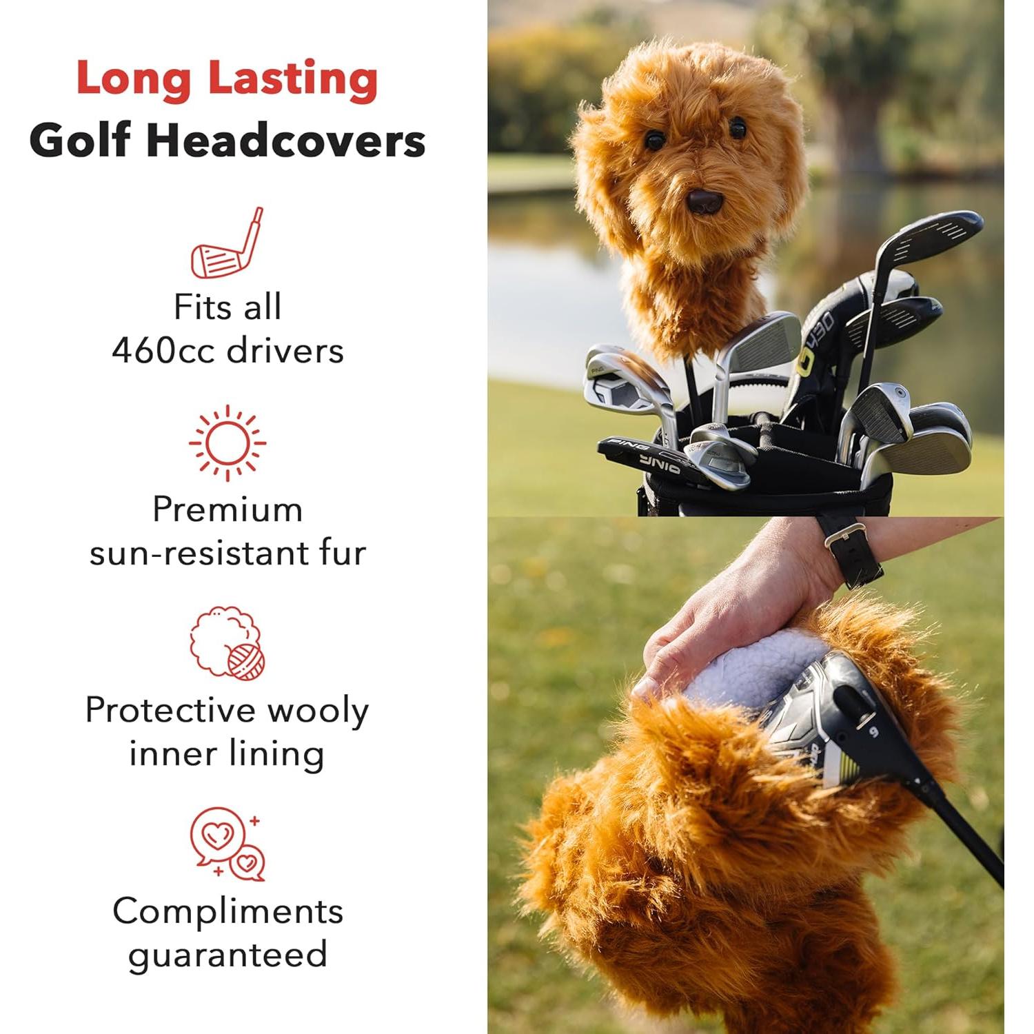 Cubierta de Driver Doodle Daphne | Cubierta Premium Golf Unisex