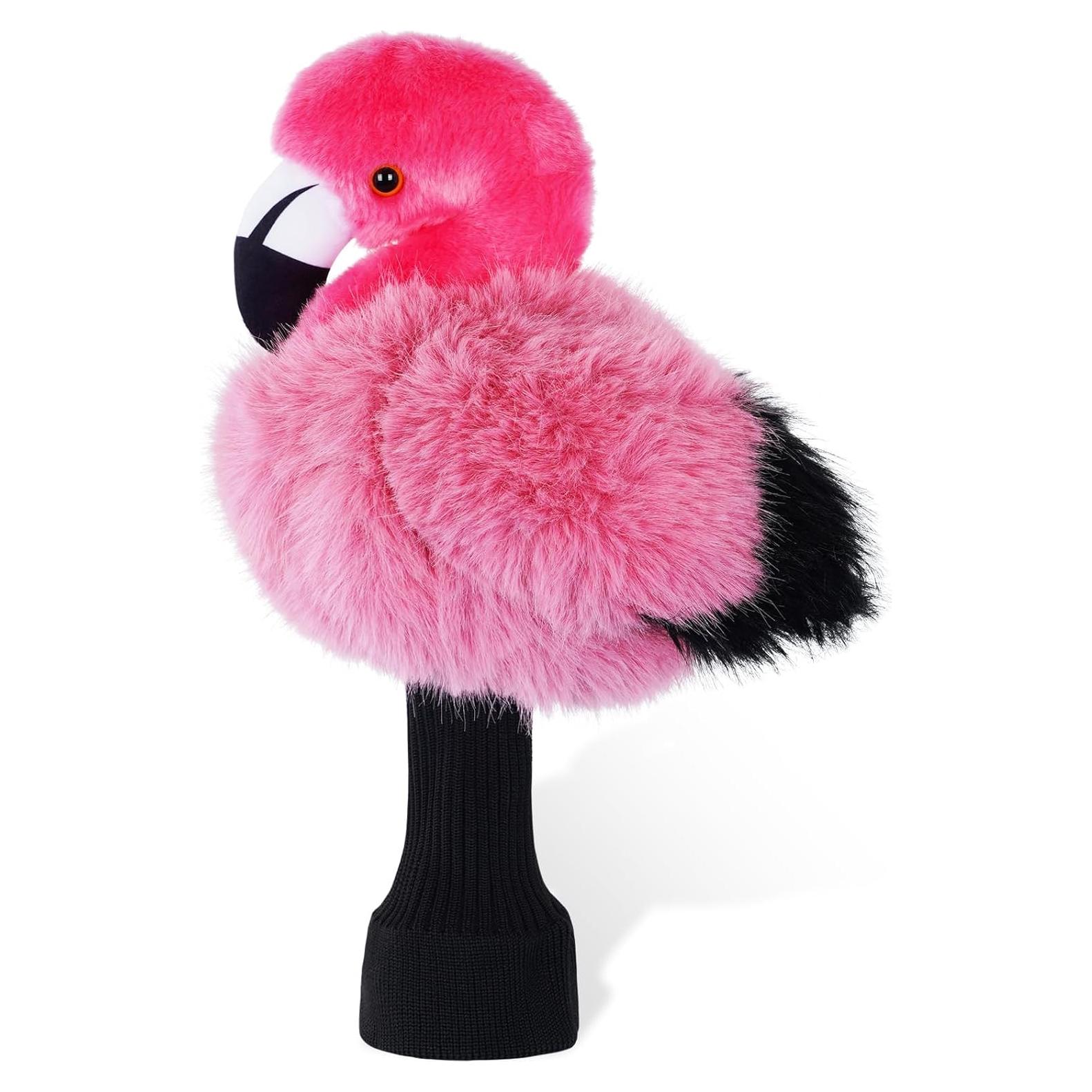 Cubierta de Driver de Golf Mytag Flamenco 460cc Peluche Rosa