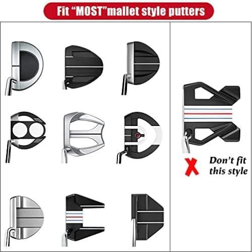 Cubierta de Putter Mallet Barudan Golf USA Magnética 11.94 cm