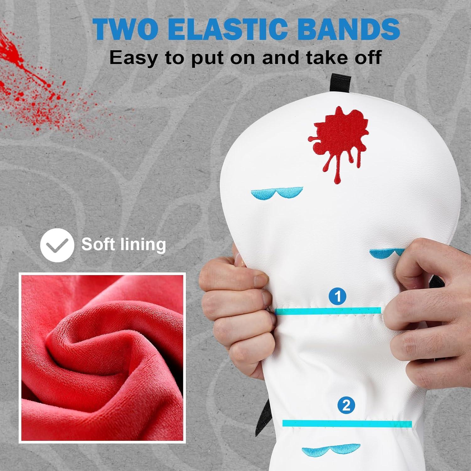 Cubierta de Cabeza de Golf Grande y Loca Tiburones Martillo