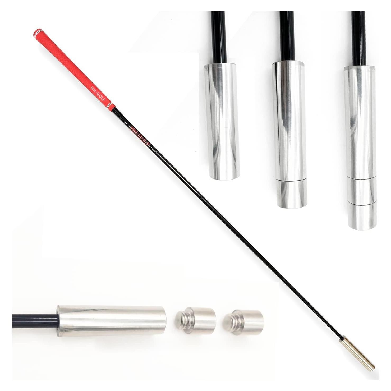 Entrenador de Velocidad de Swing HH-GOLF con 3 Pesos